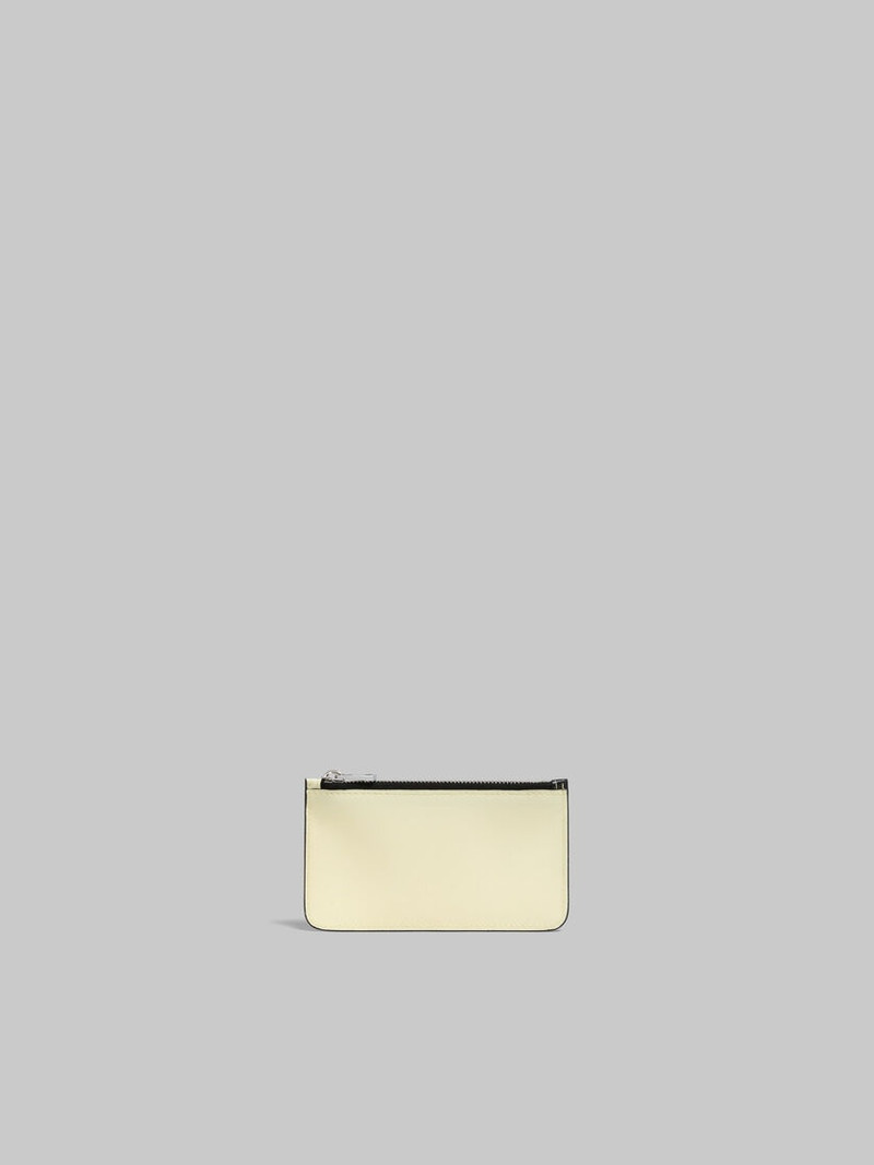 CREAM AND BLACK TRIBECA CARD CASE 3