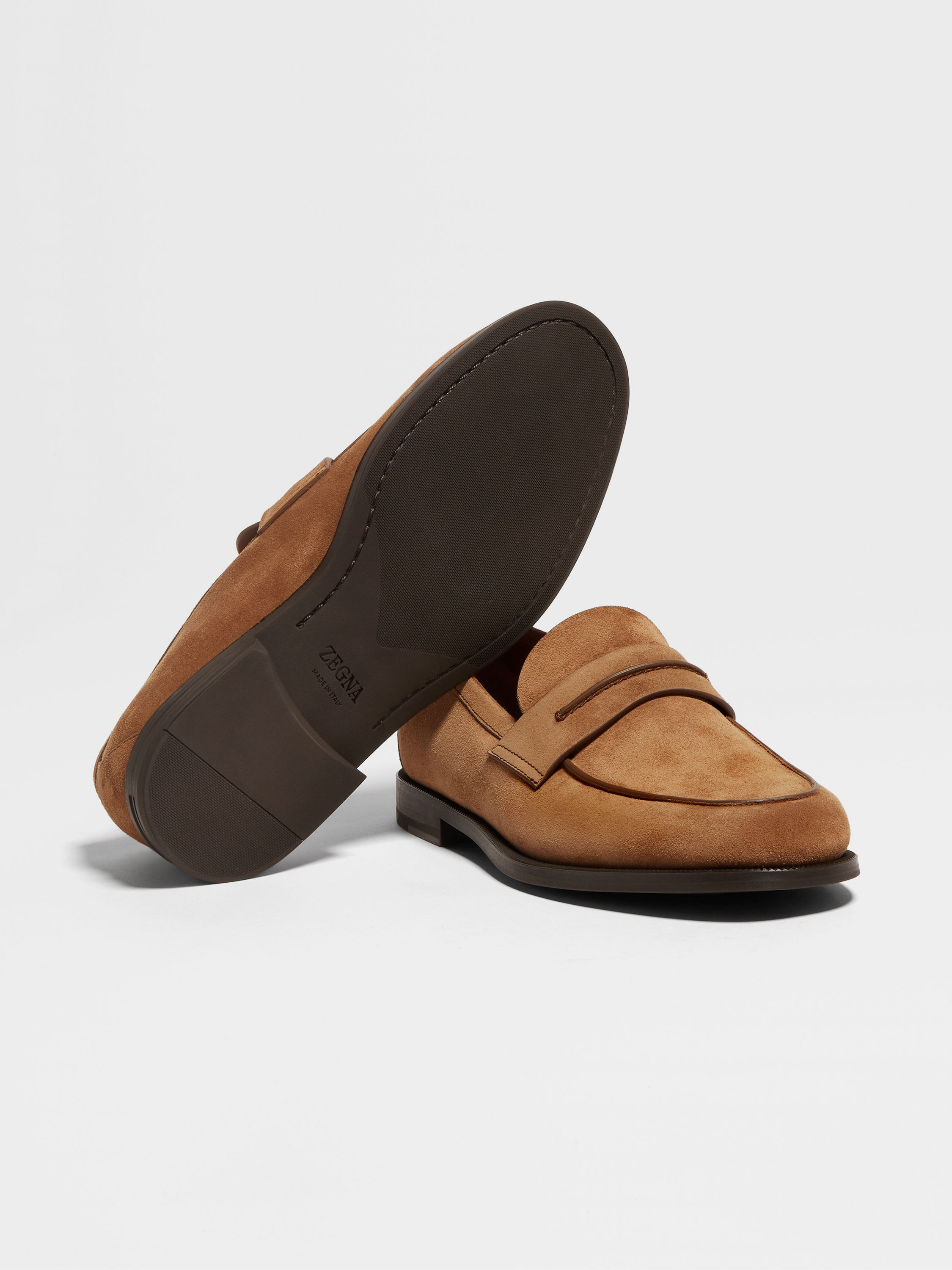 TOBACCO SUEDE MOCASSIN CORSO LOAFERS - 2