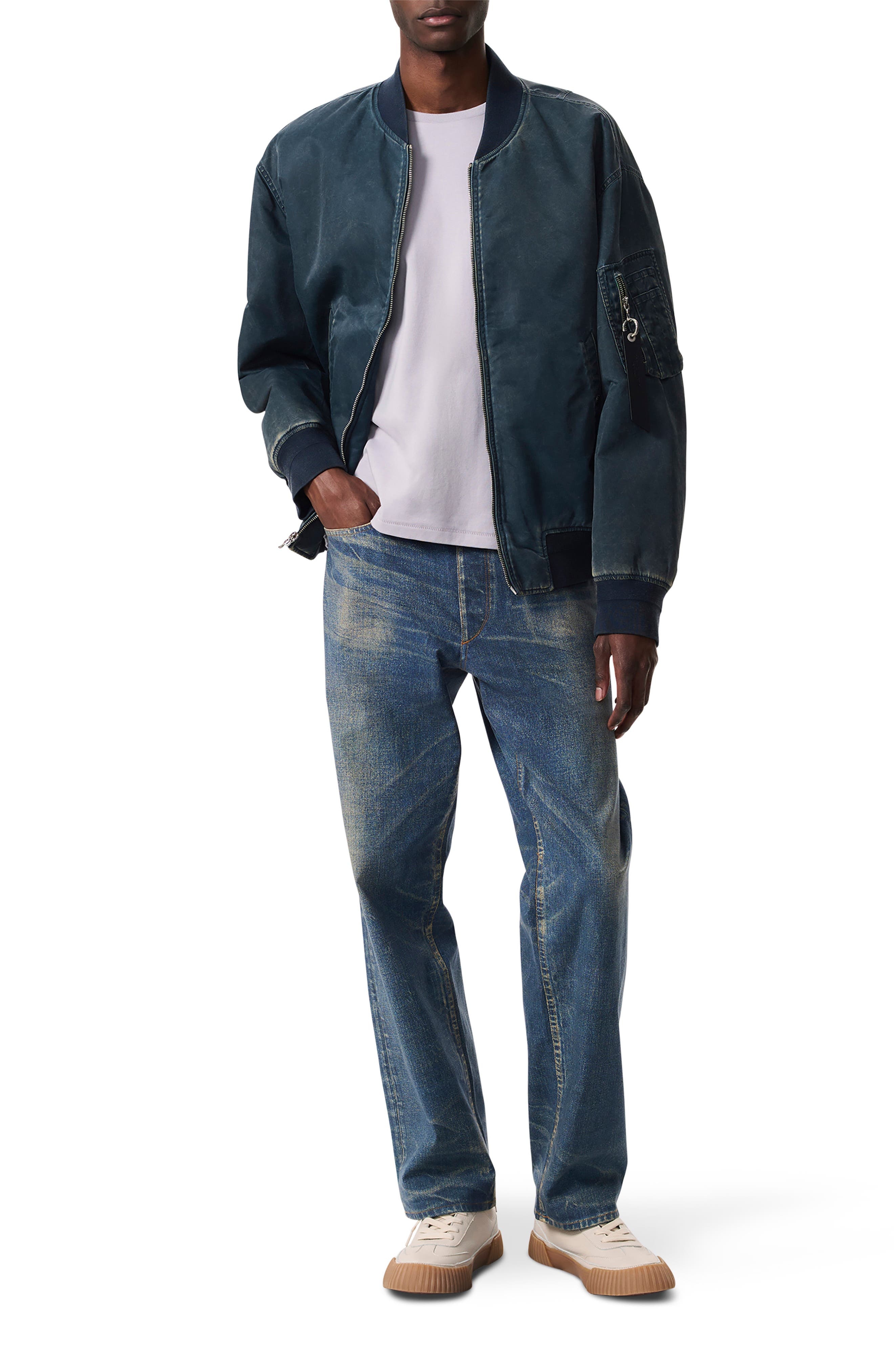 rag & bone Pure Pima T-Shirt in Pastel Gray at Nordstrom - 6