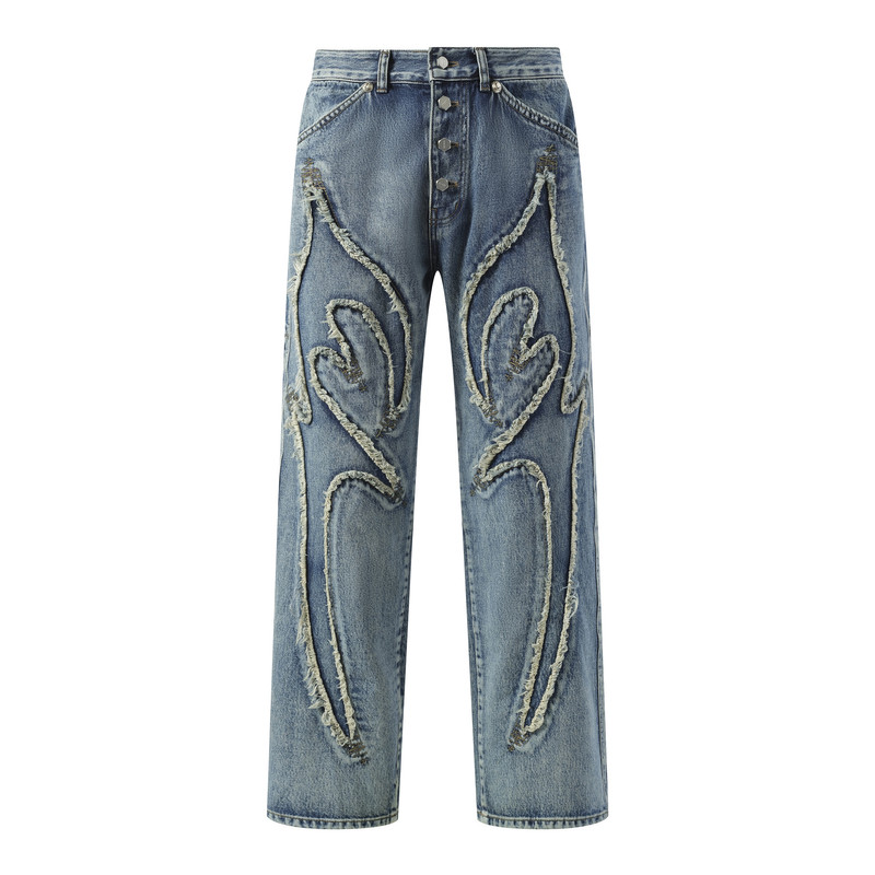 Thug Club Tribal Denim Pants in Blue outlook