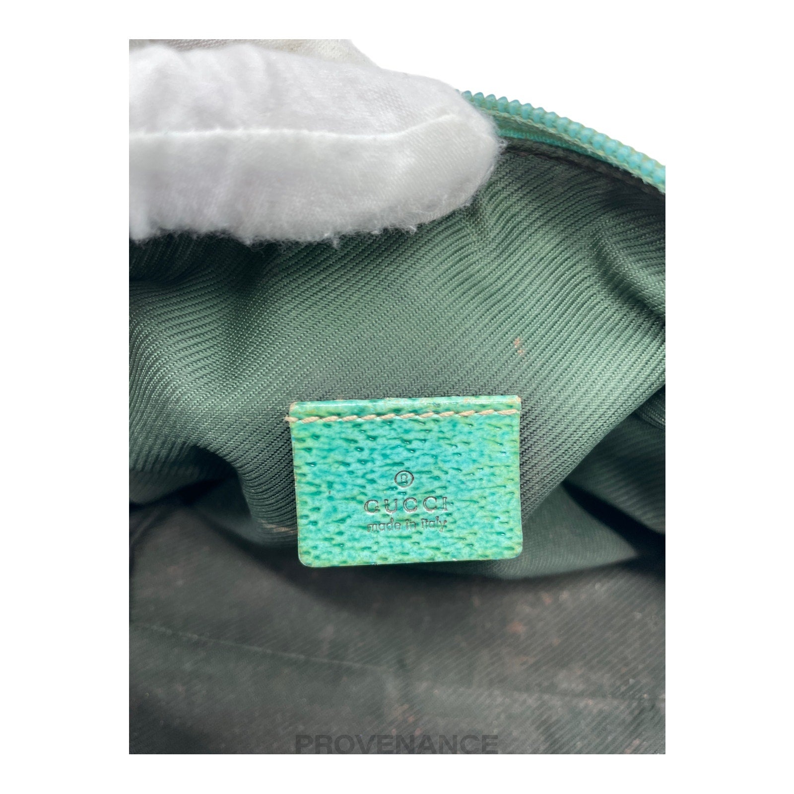 Gucci Zip Pouch - GG Canvas Turquoise - 8