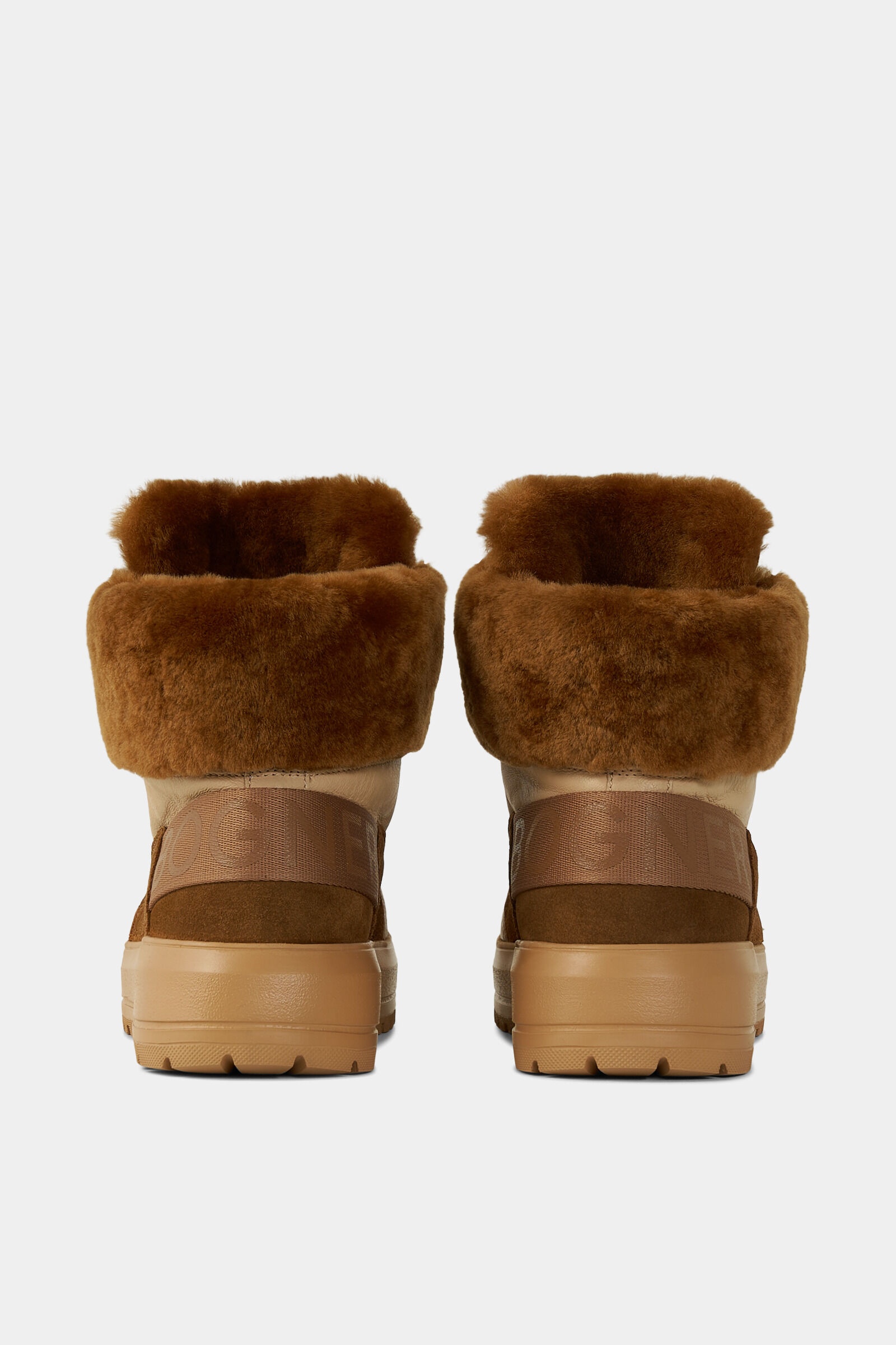 Antwerp High-top sneakers in Cognac/Beige - 5