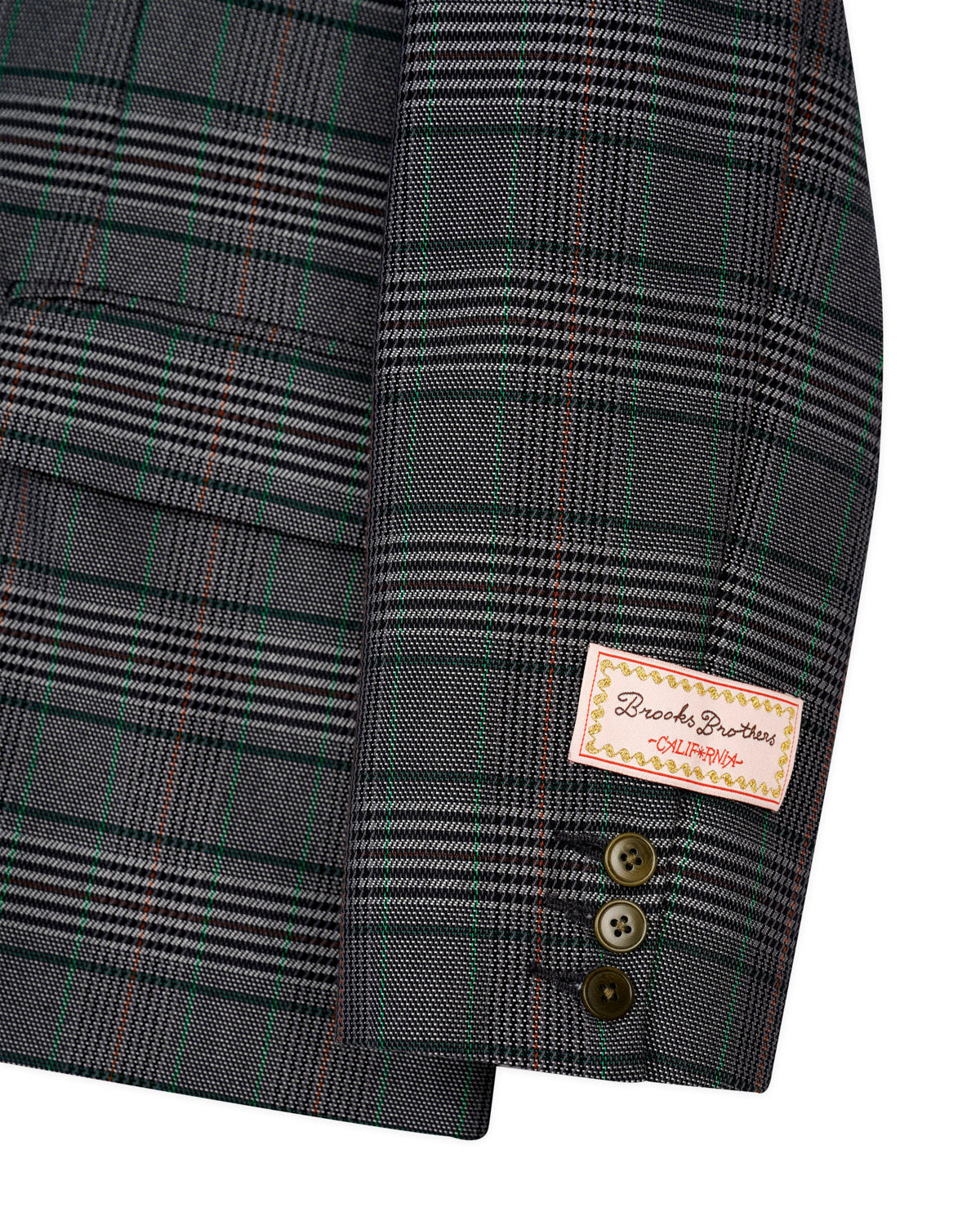 Brooks Brothers California Glen Check Blazer - Grey - 4