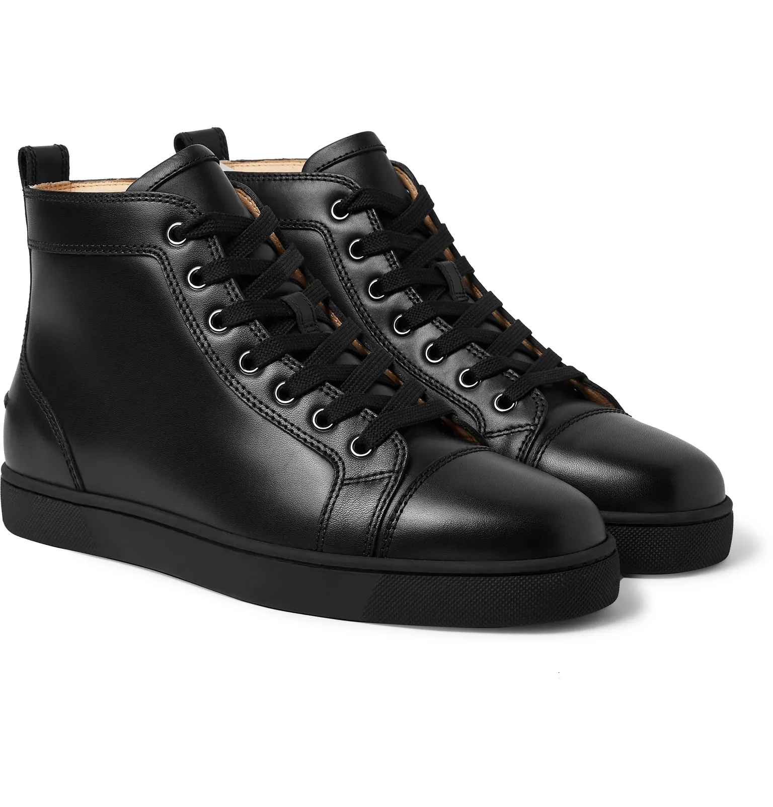 Louis Leather High-Top Sneakers - 2