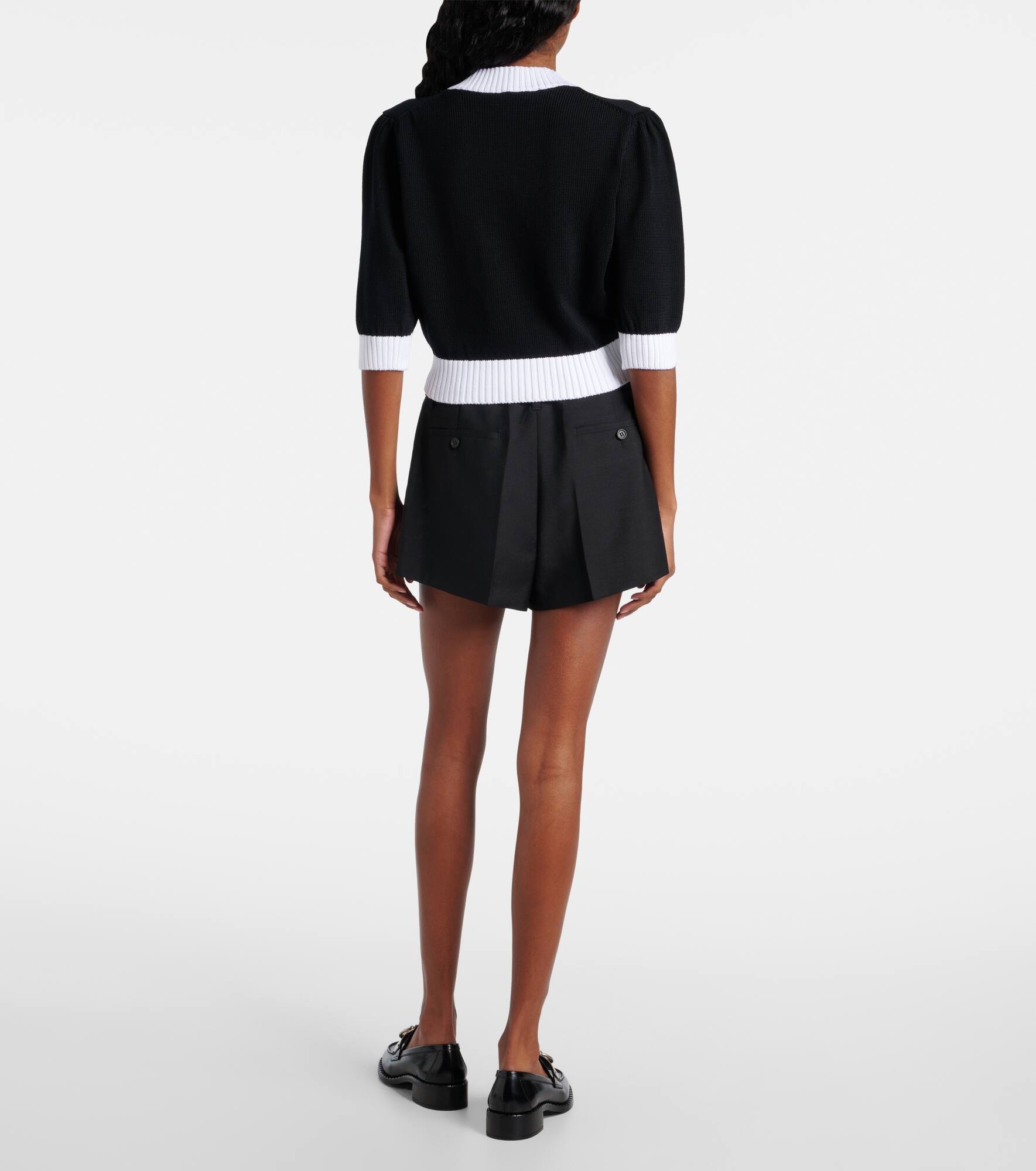 Cropped cotton cardigan - 3