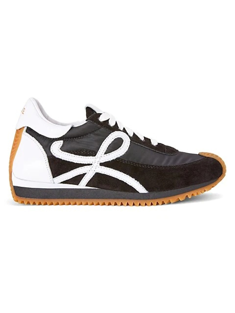 Flow Runner Suede & Nylon Sneakers - 1