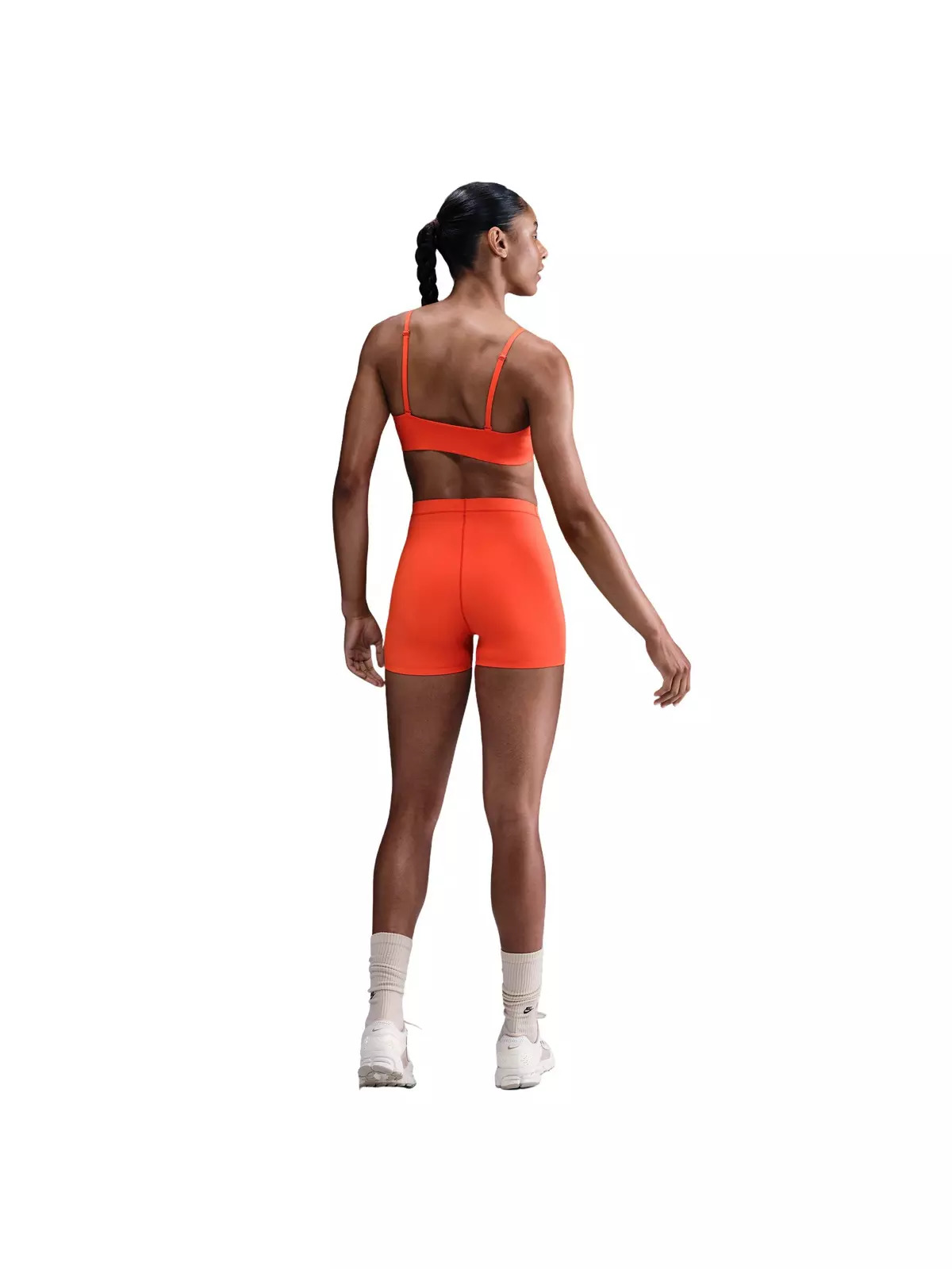Women's Form Light-Support Non-Padded Triangle Sports Bra -Red - 5
