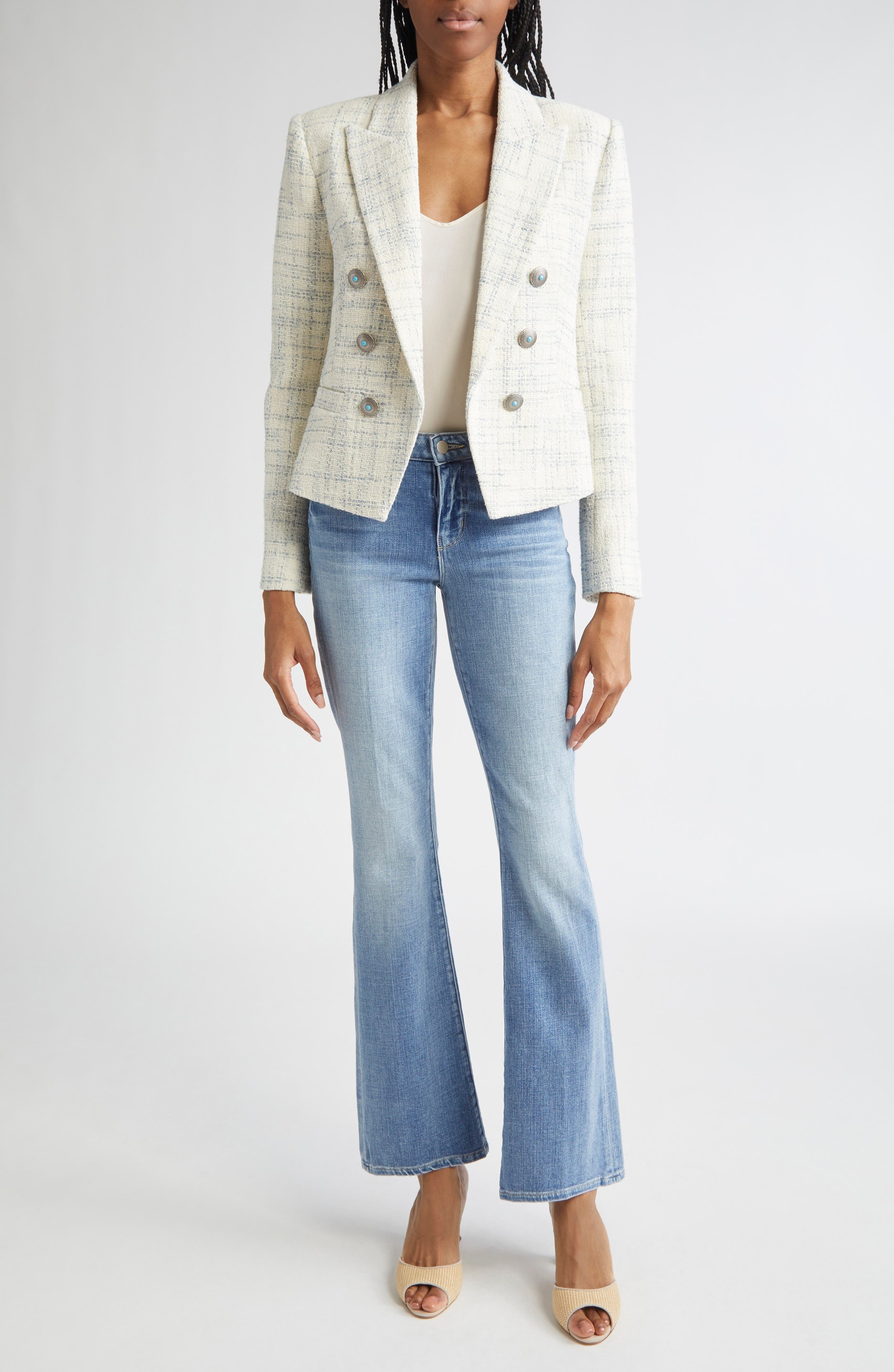 L'AGENCE Cara Low Rise Bootcut Jeans in Ibarra at Nordstrom - 2