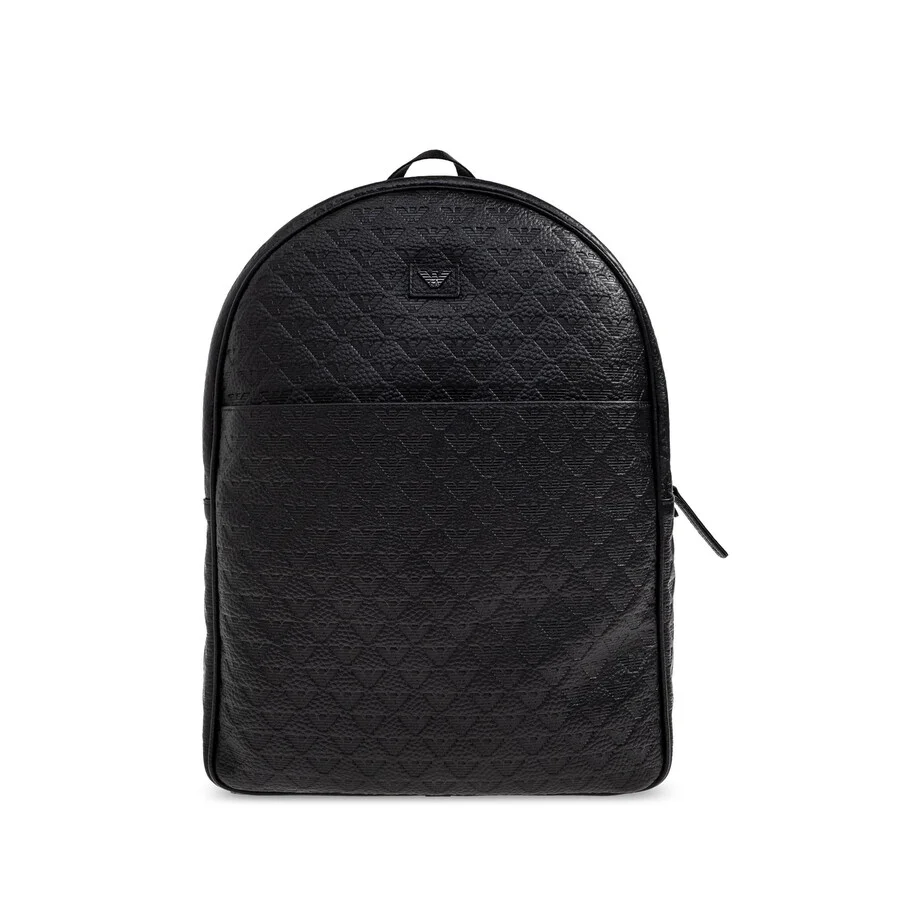 Emporio Armani Monogram Backpack - 1