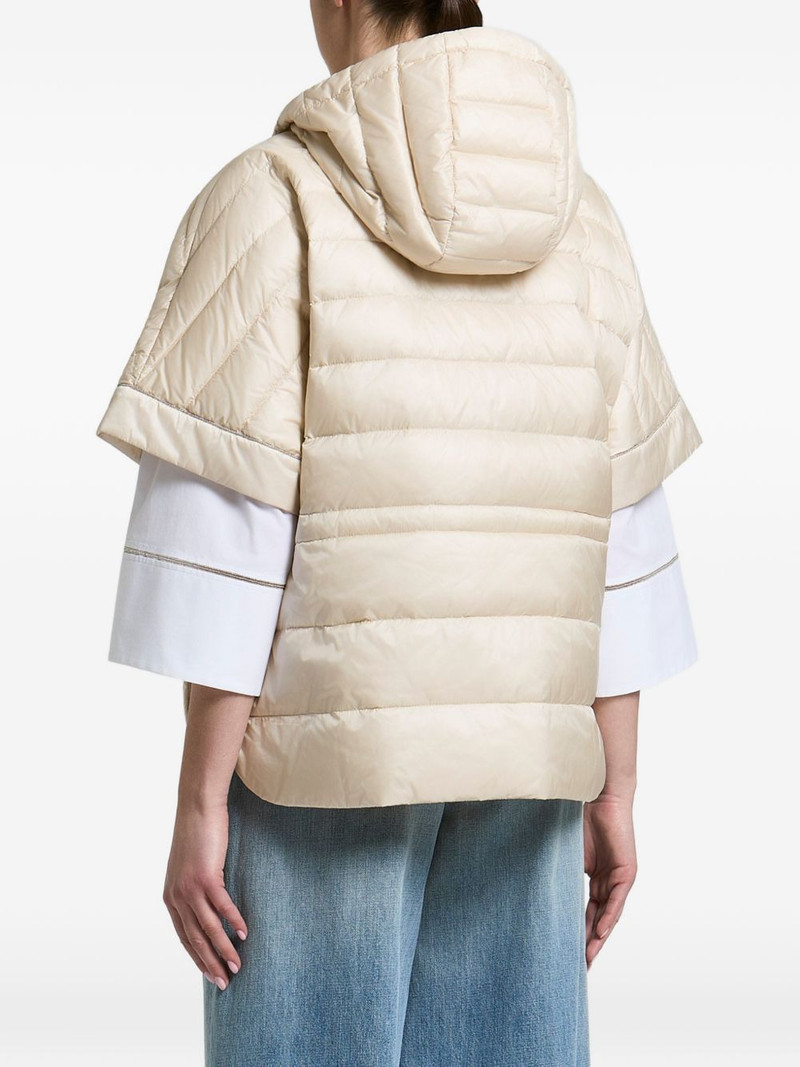 PESERICO zip-up puffer jacket outlook