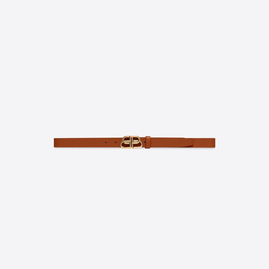Bb Thin Belt in Brown - 1