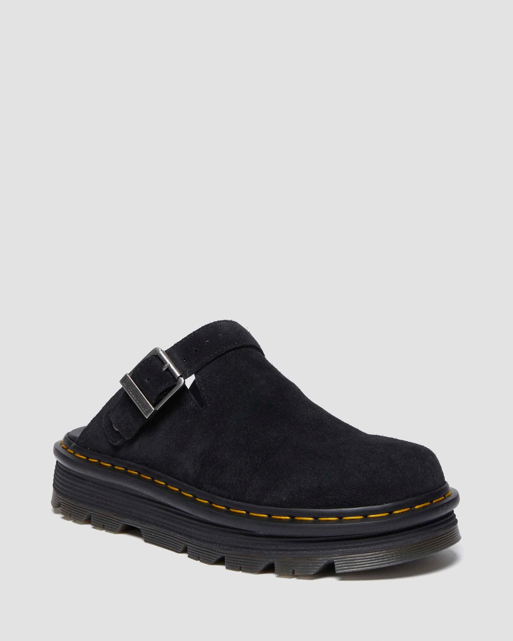 Zebzag Suede Slingback Platform Mules - 1