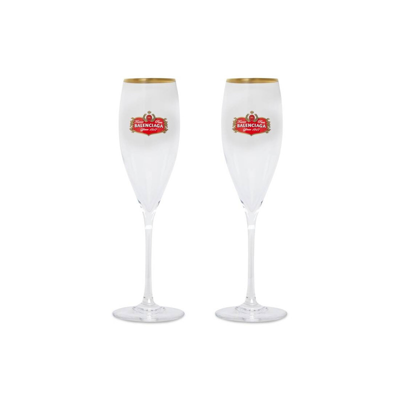 Champagne Glasses Gold in Crystal 1