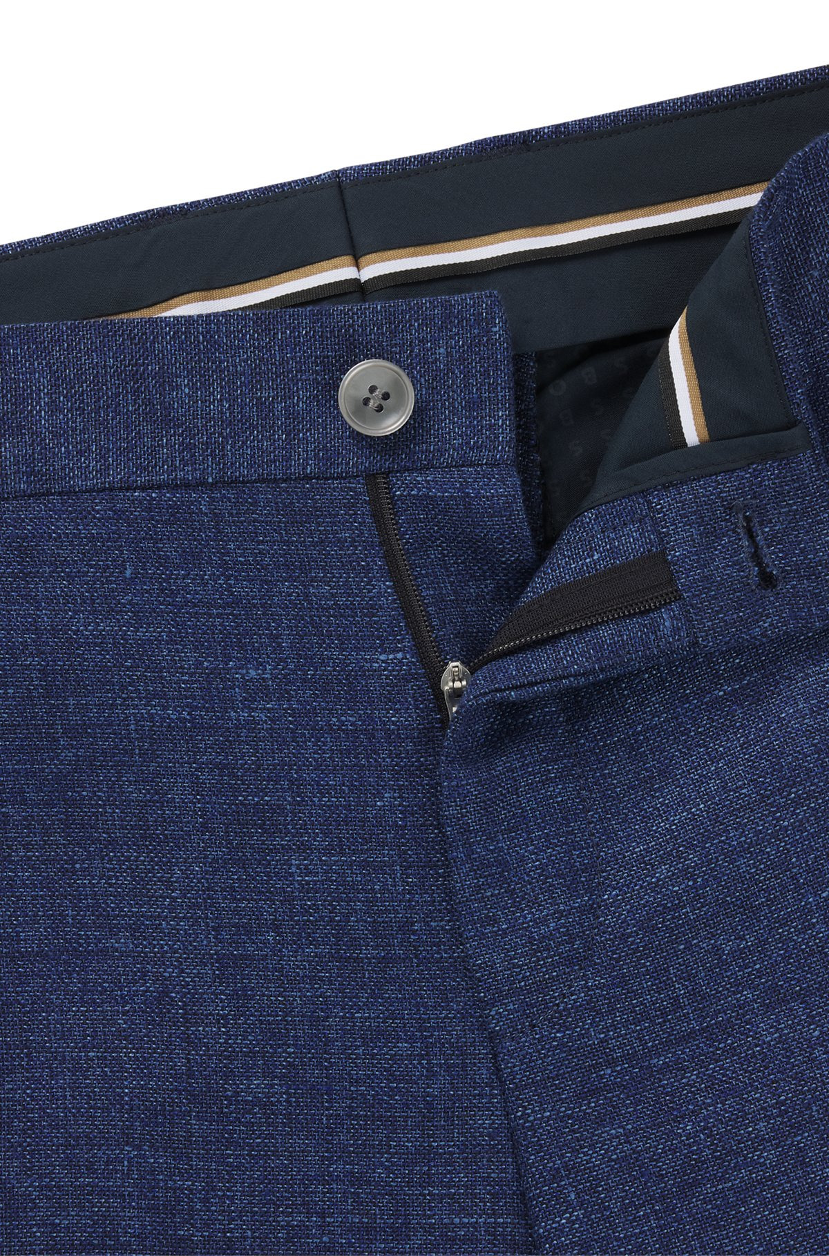 FORMAL TROUSERS IN MICRO-PATTERNED STRETCH FABRIC - 6