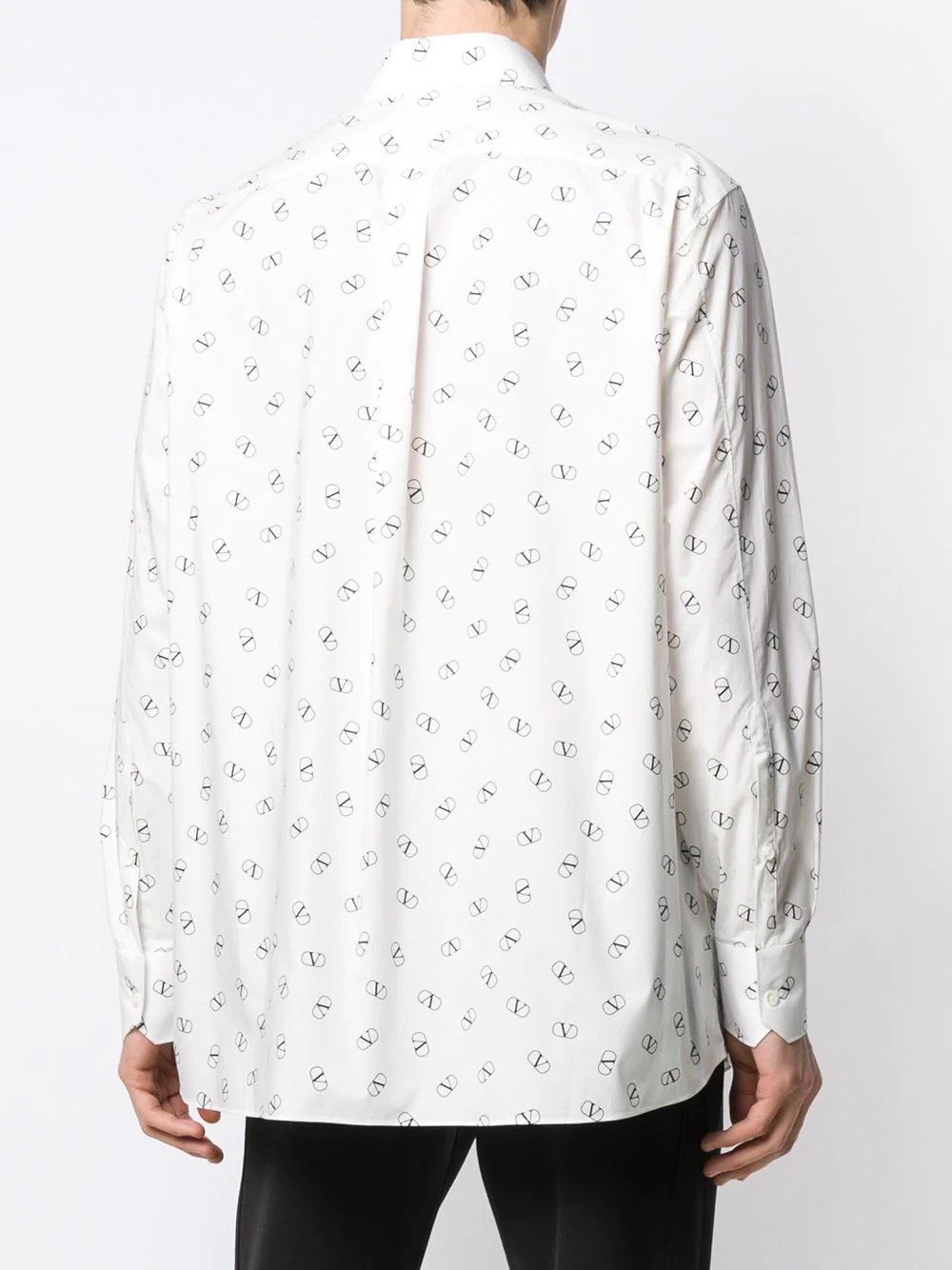 logo print shirt - 4