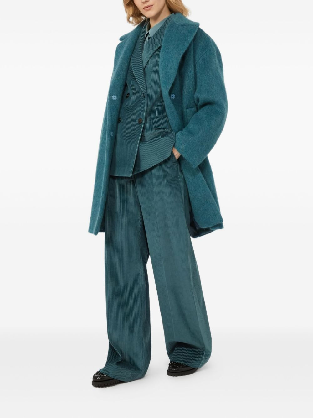 corduroy cotton trousers - 2