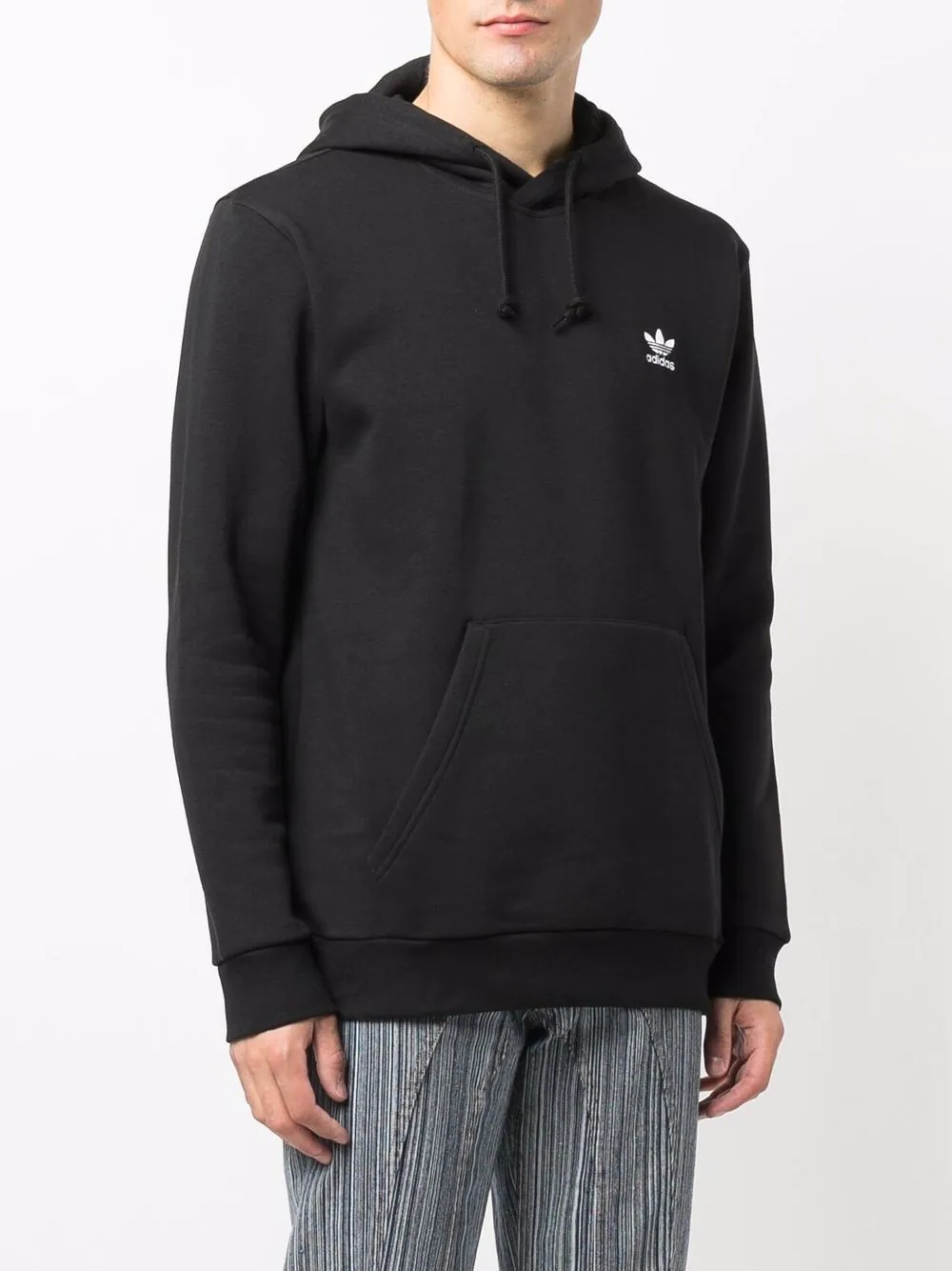 embroidered-logo hoodie - 3