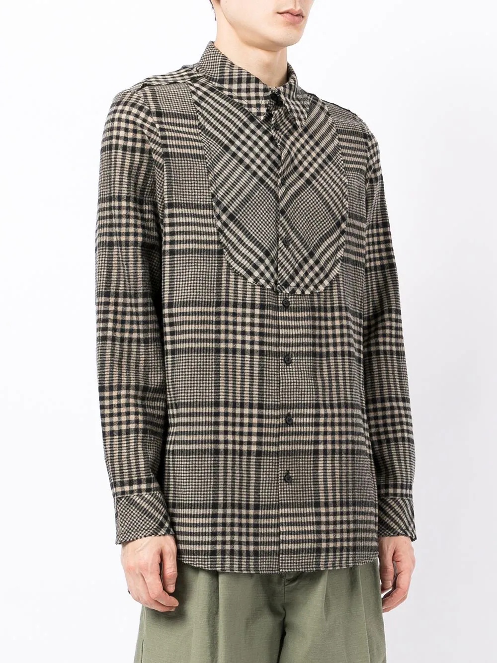 checked wool shirt - 3