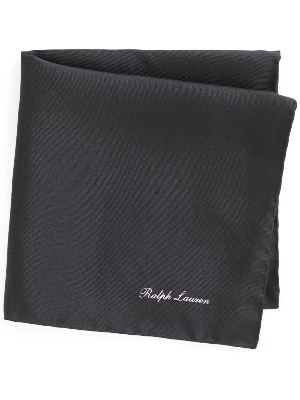 logo-print pocket square - 1