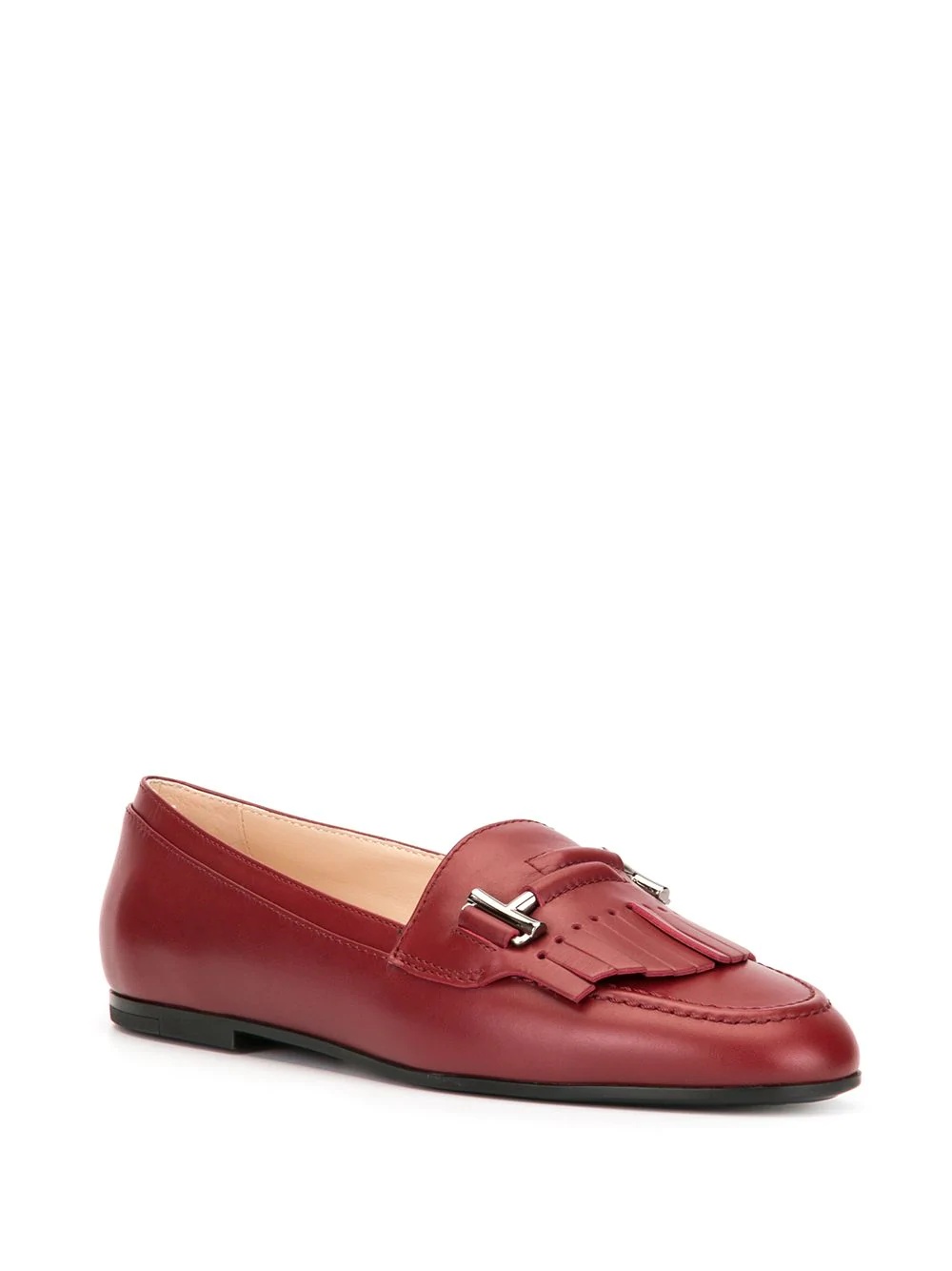 Double T fringed loafers - 2