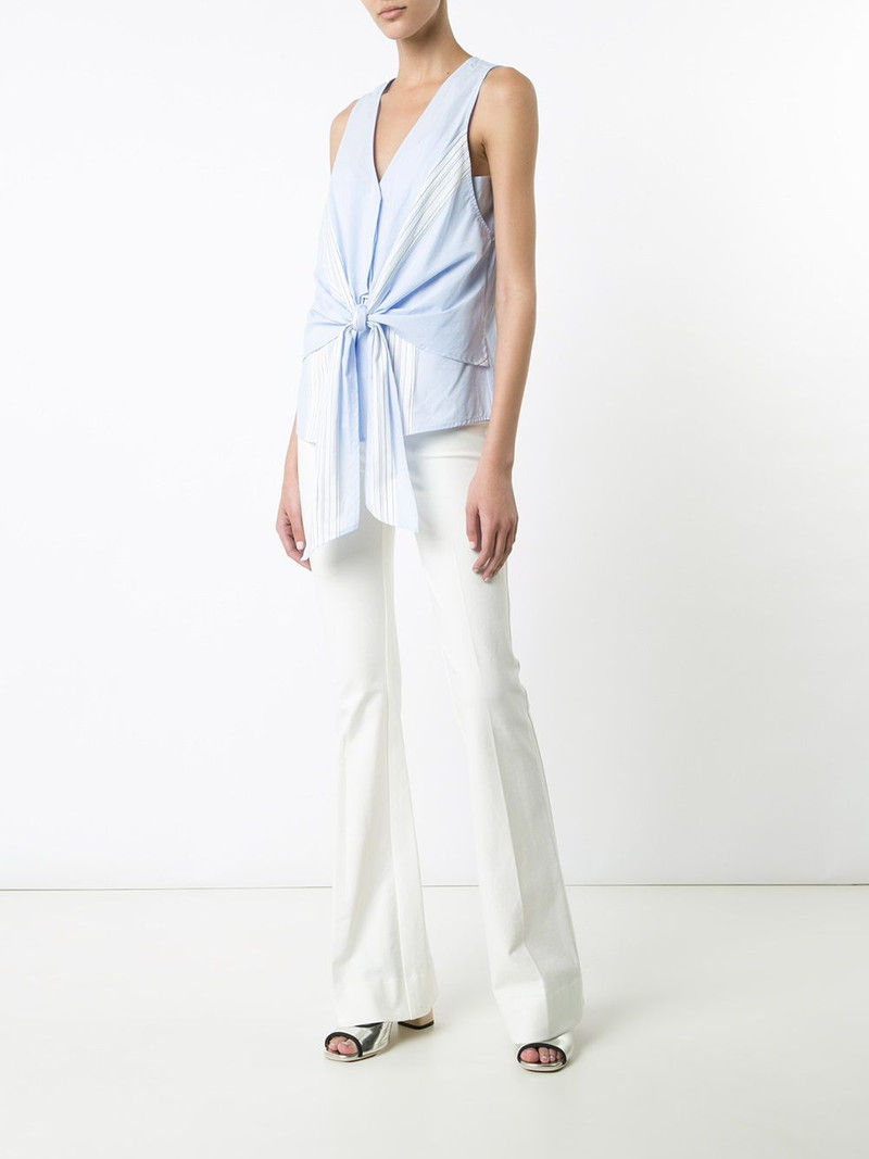 DEREK LAM 10 CROSBY Crosby flared trousers outlook