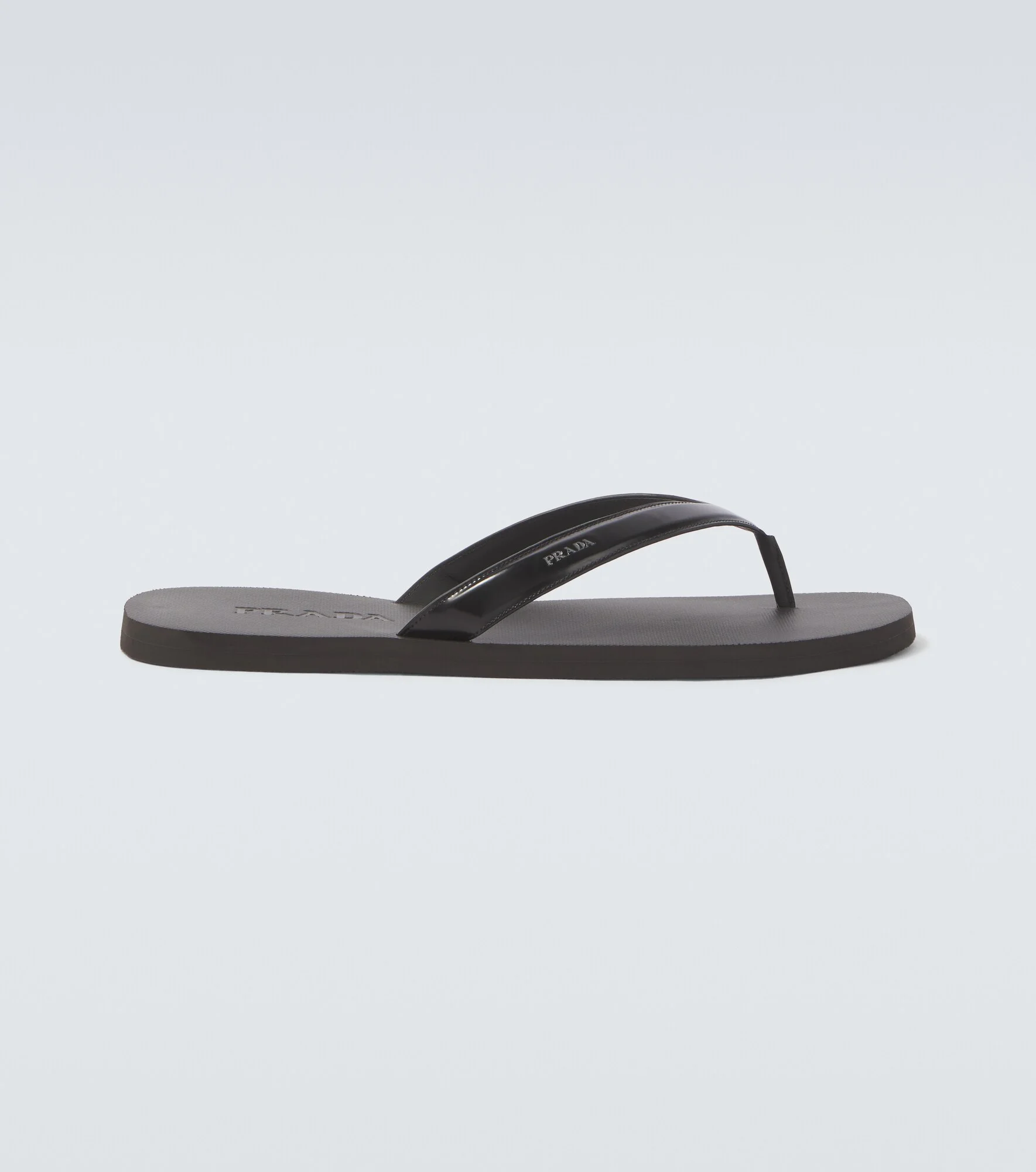 Leather thong sandals - 1