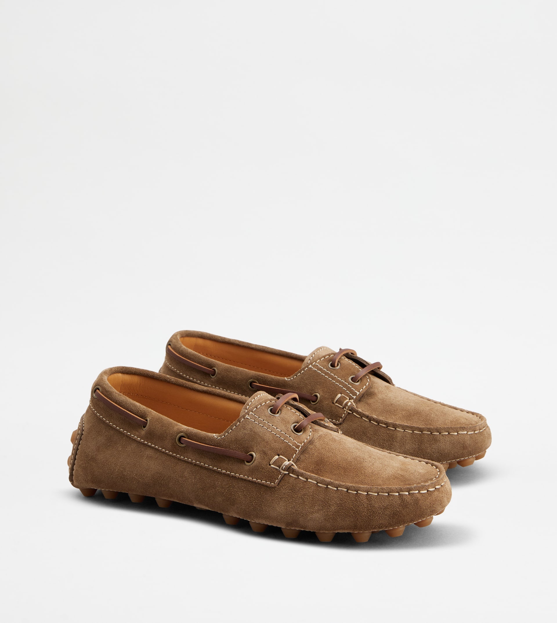 BOAT GOMMINO BUBBLE IN SUEDE - BROWN - 2