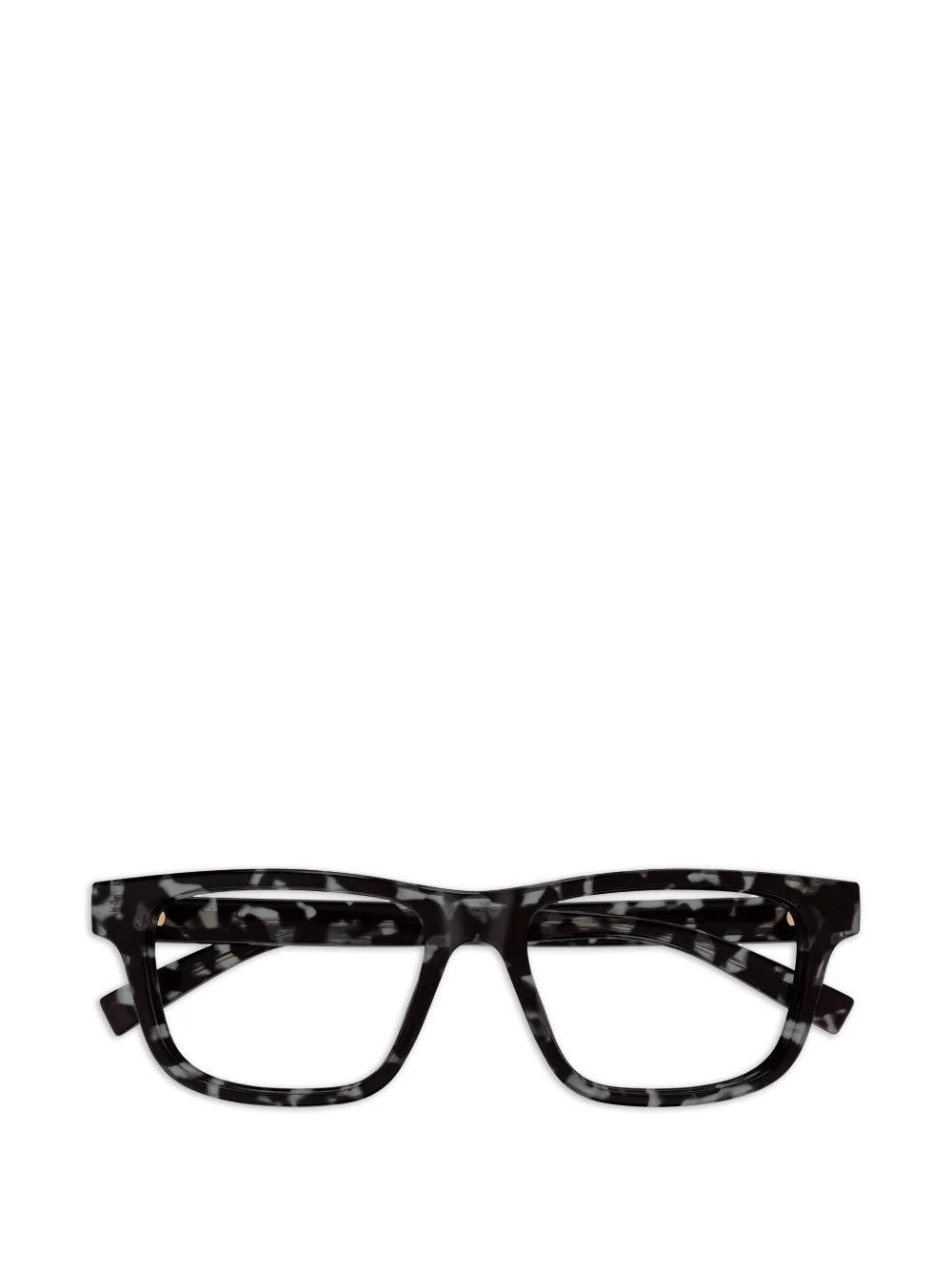 havana rectangle frame glasses - 1