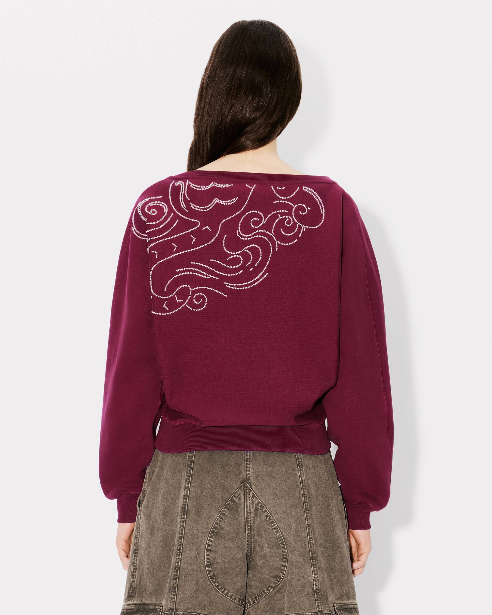 'KENZO Star Tiger' embroidered oversized batwing sweatshirt - 4