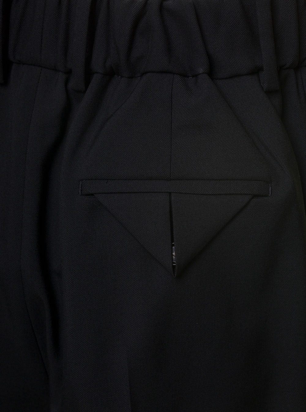Bottega Veneta Women Black Straight Trousers With Coulisse At Waistline In Wool Twill Woman - 3
