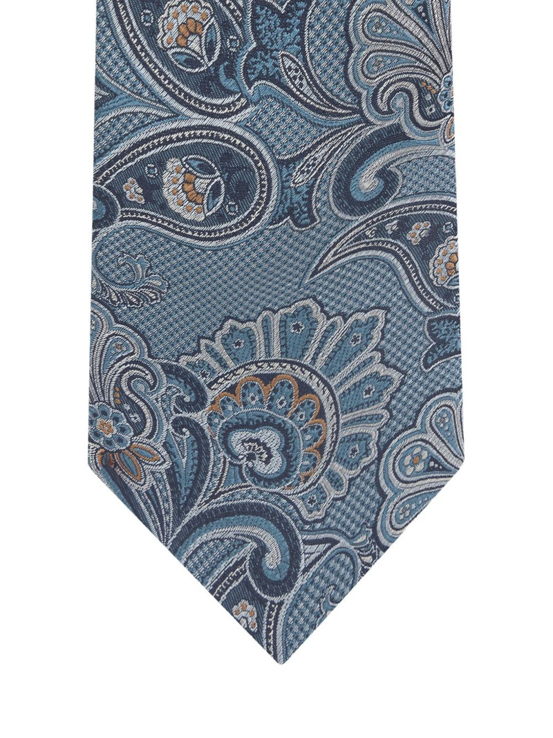 Etro floral-print jacquard tie outlook