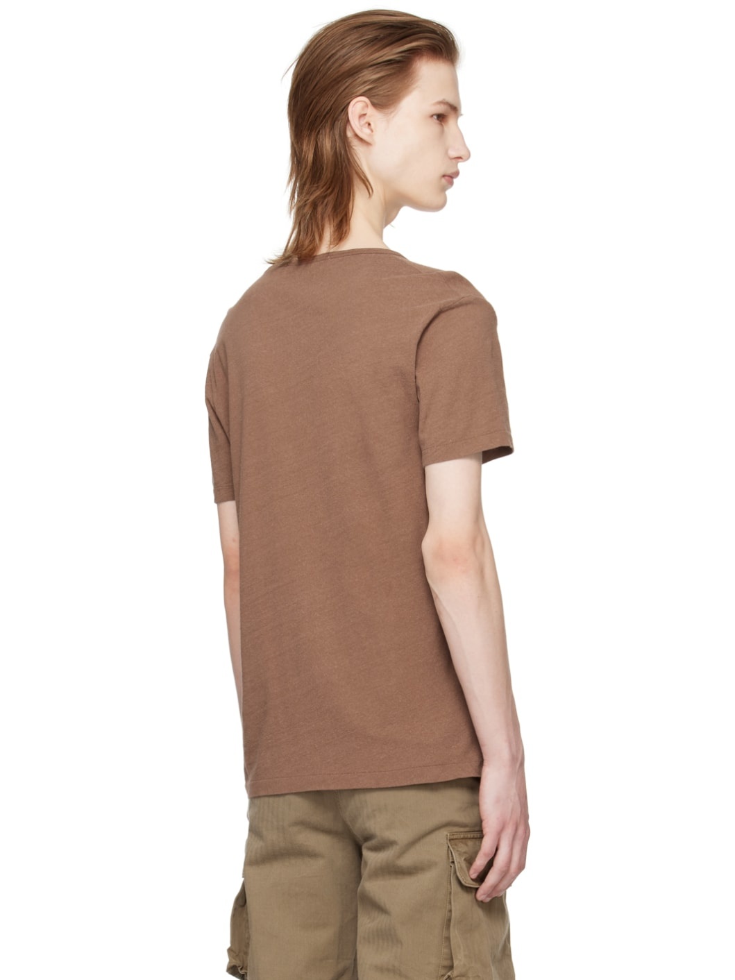 Brown Washed T-Shirt - 3