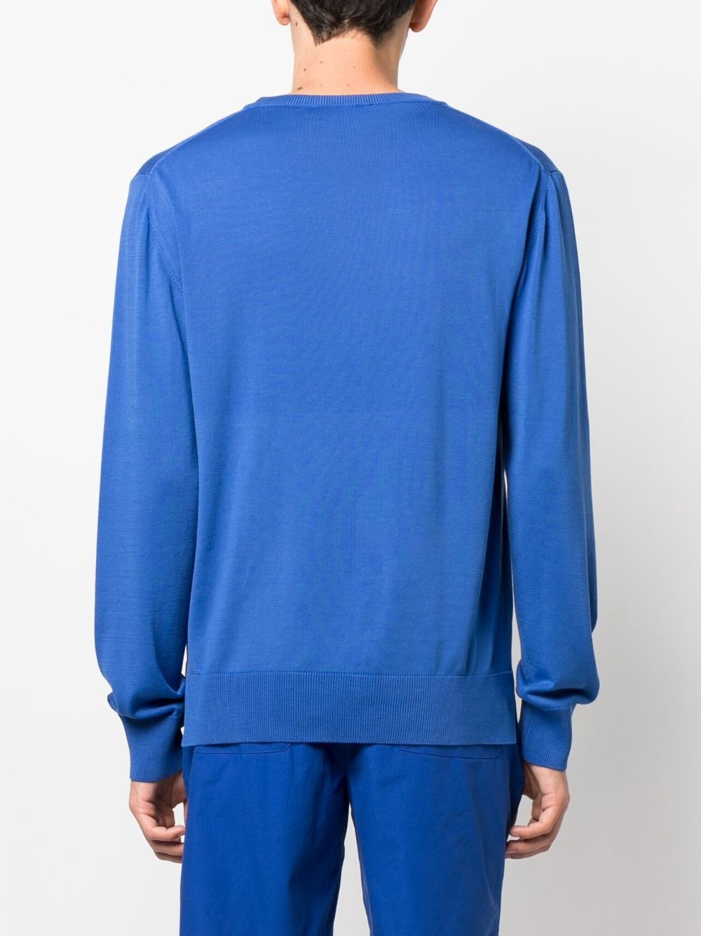 fine-knit cotton jumper - 4
