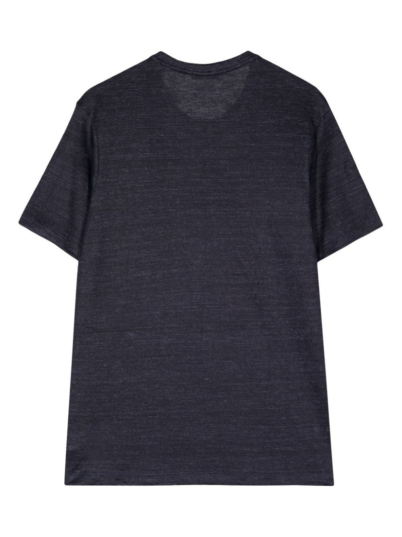 Paul & Shark CREW-NECK LINEN T-SHIRT outlook