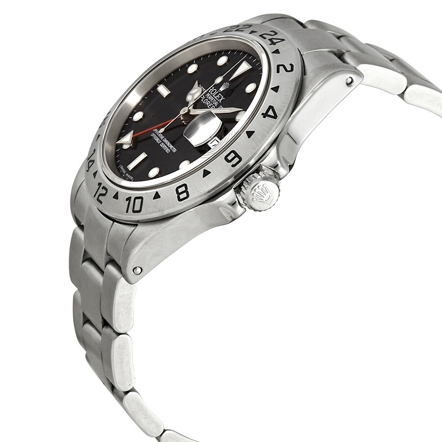 Pre-owned Rolex Explorer II Black Dial Men's Watch 16570 BKSO - 2