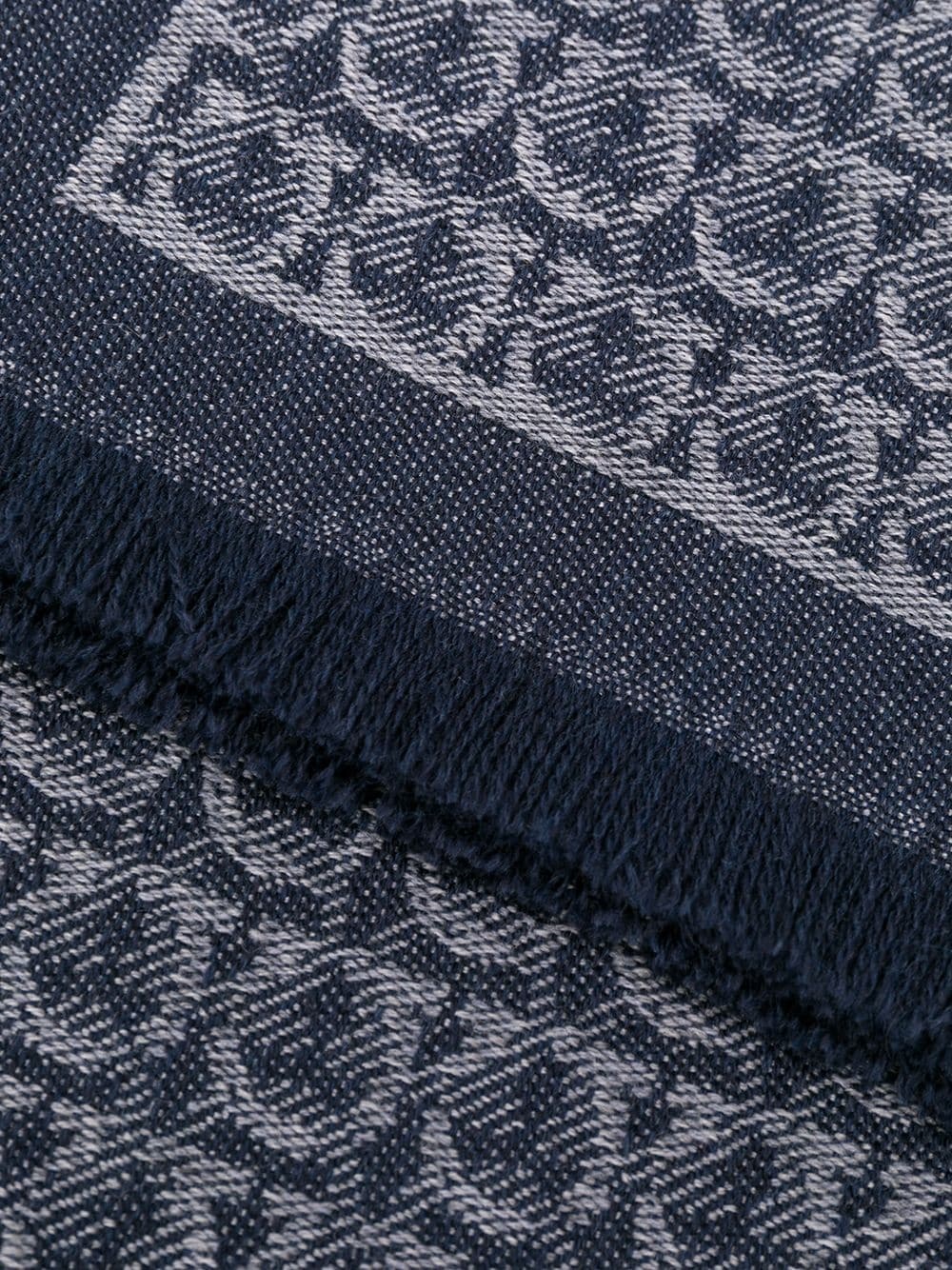 Gancini jacquard-woven scarf - 3