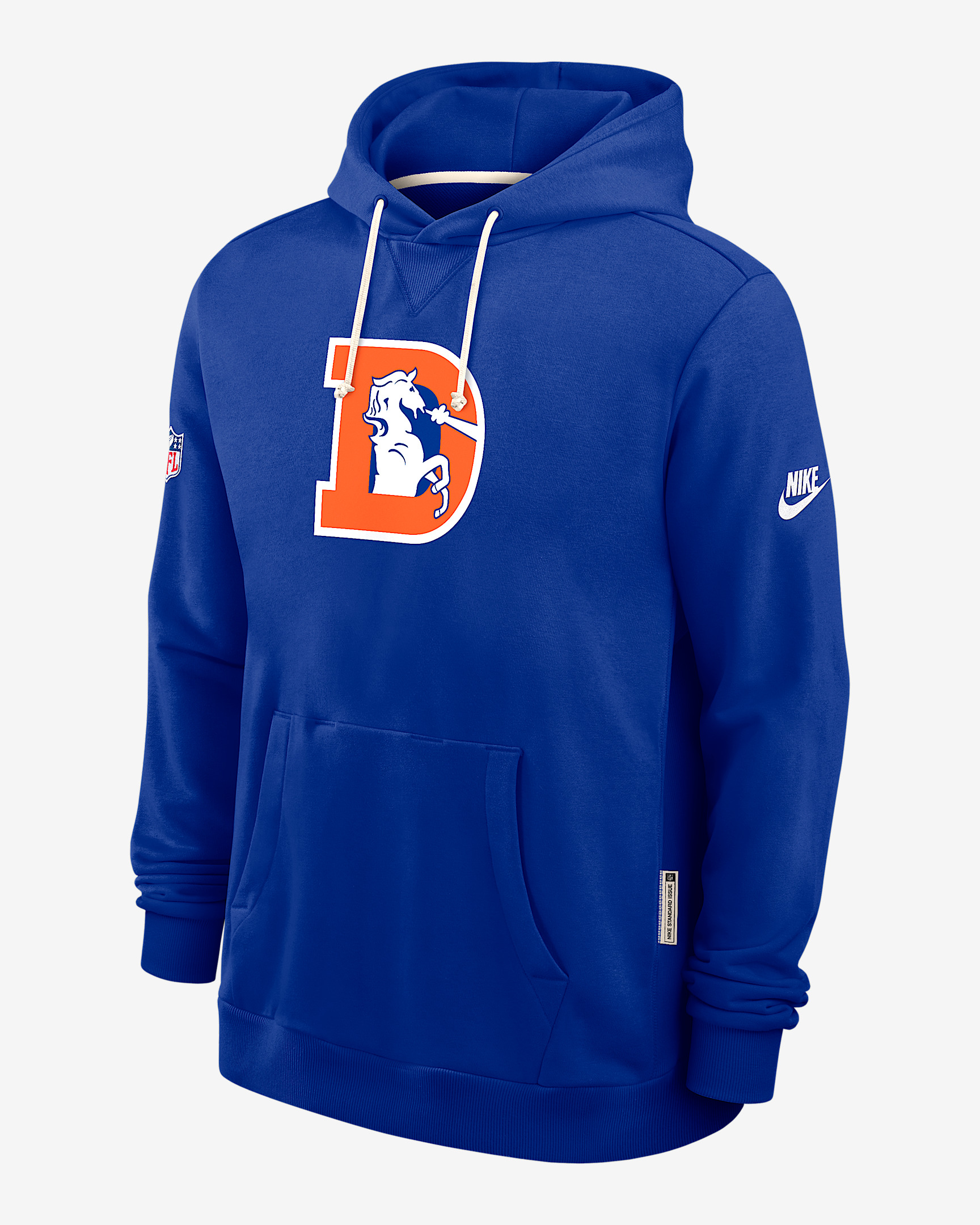 Denver Broncos Alt Offensive Set Play Sideline Men's Nike Dri-FIT NFL Pullover Hoodie - 1