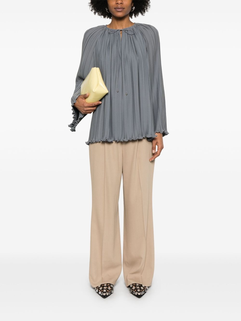 pleated blouse - 2