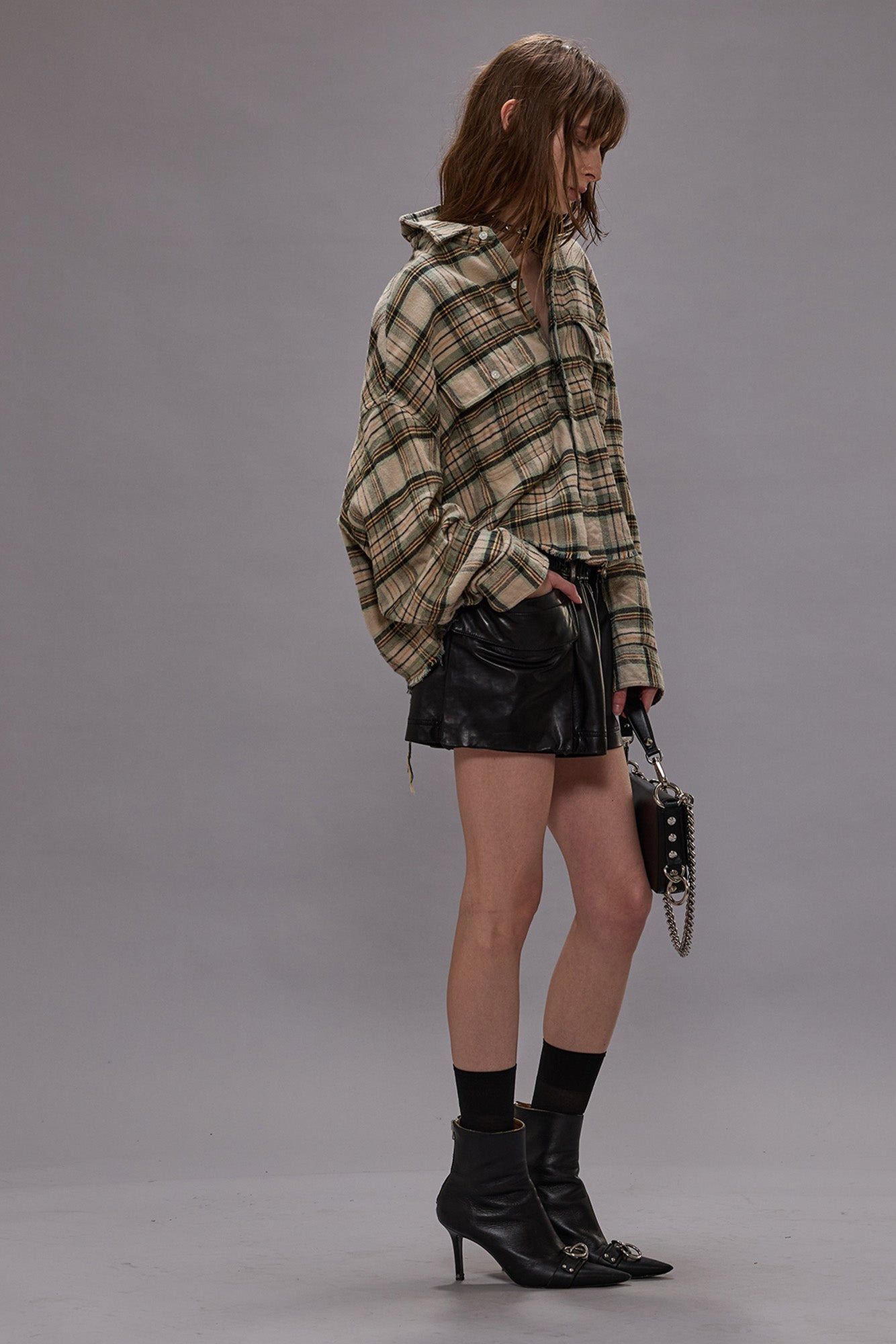 CROPPED WORK SHIRT - 2