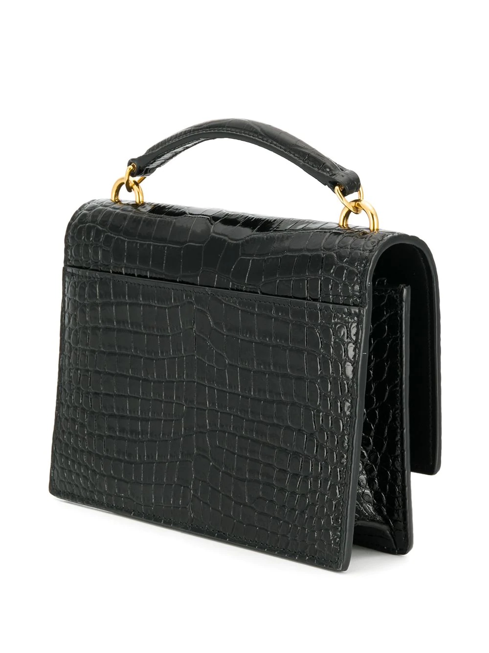 Sunset crocodile-embossed mini bag - 3