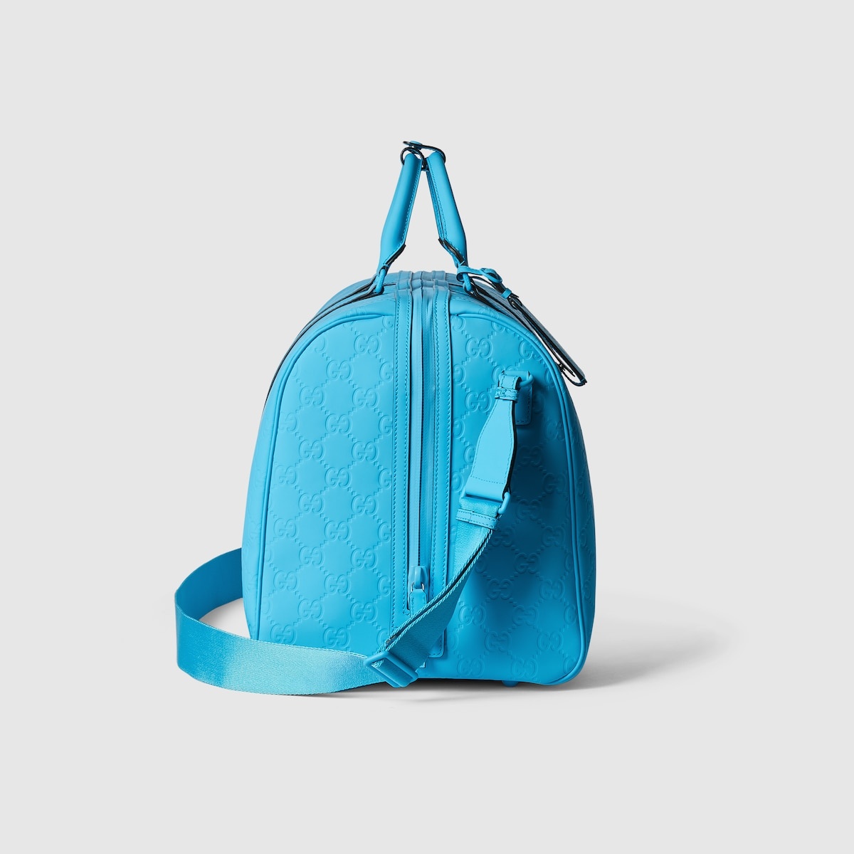 GG rubber-effect large duffle bag - 5