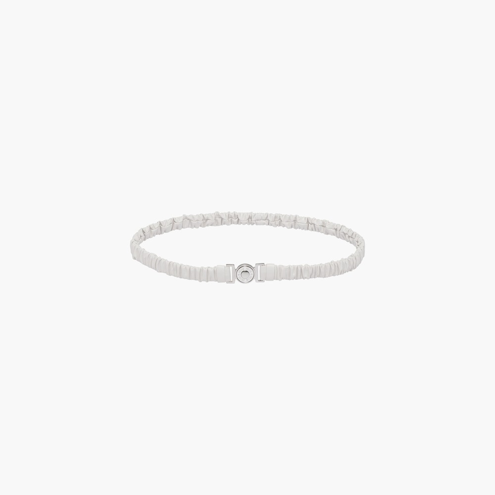 Elasticized nappa leather belt - 1