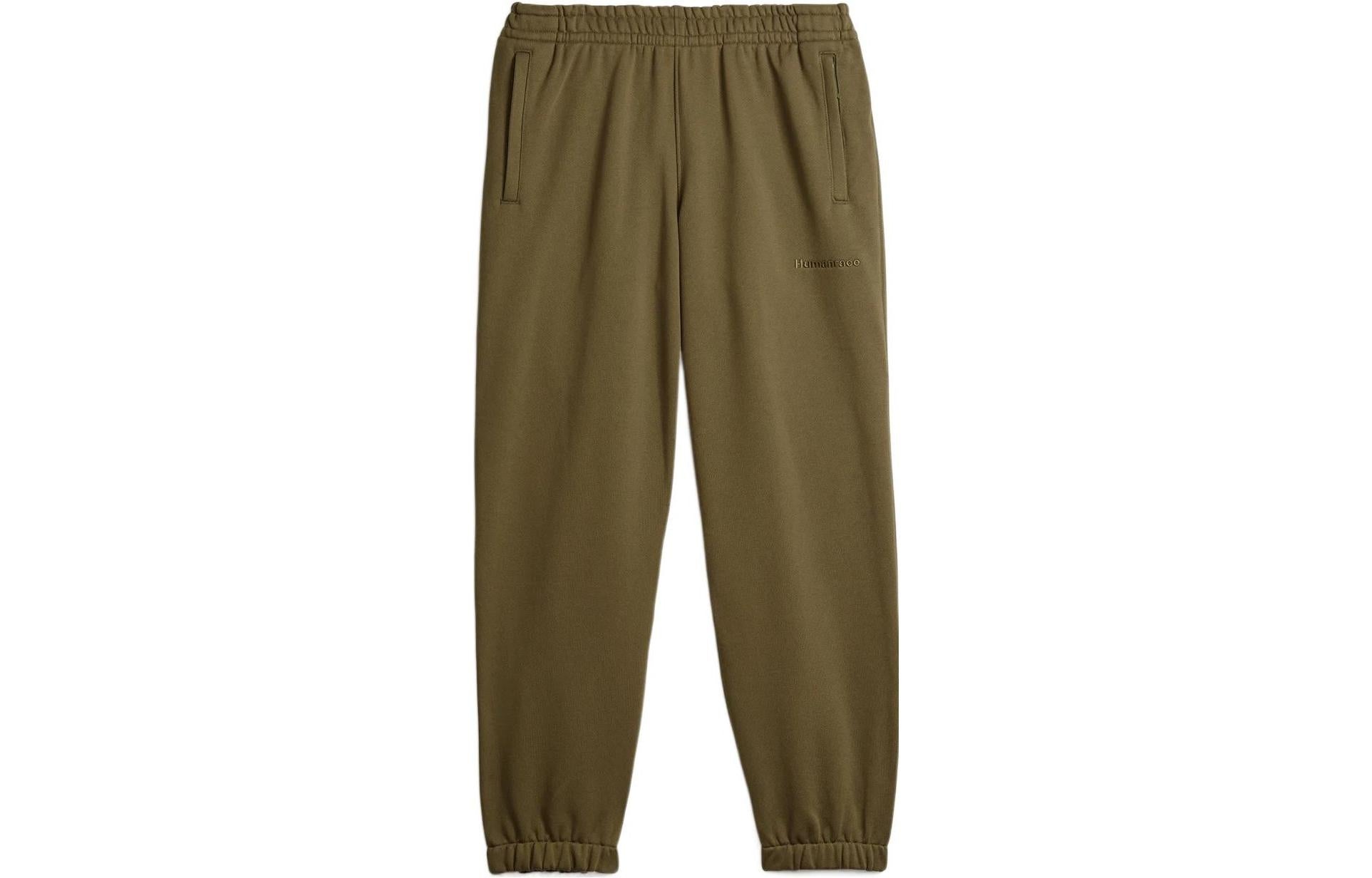 adidas originals x Pharrell Williams Crossover Solid Color Straight Casual Sports Long Pants Unisex  - 2