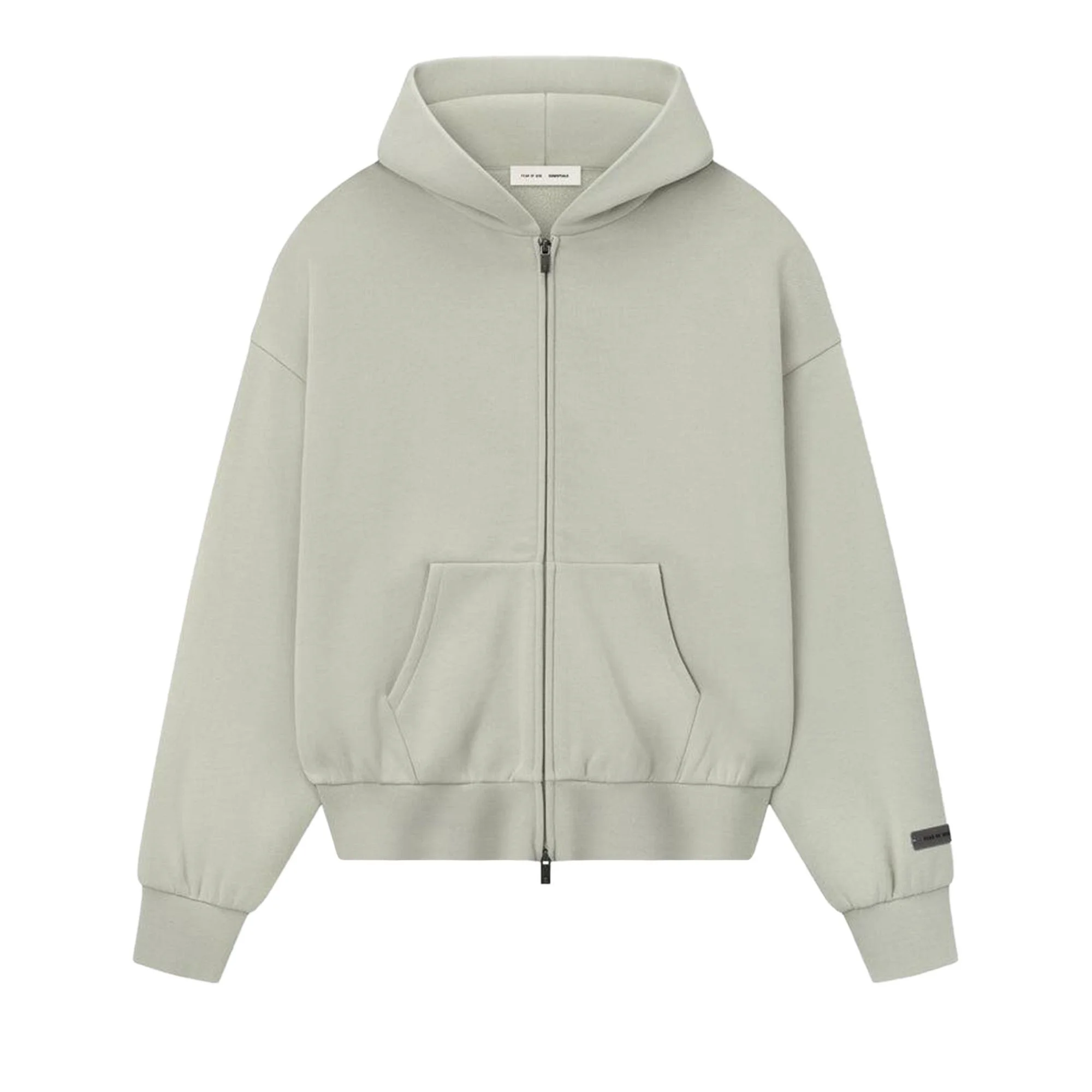 Fear of God Essentials Classic Full Zip Hoodie 'Abbey Stone' - 1