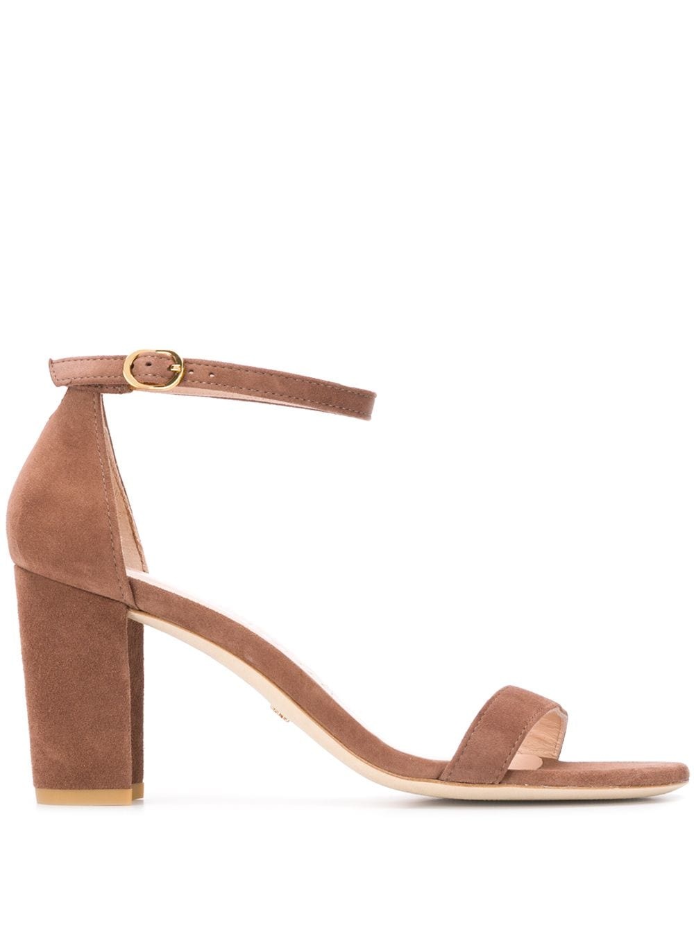 open toe suede sandals - 1