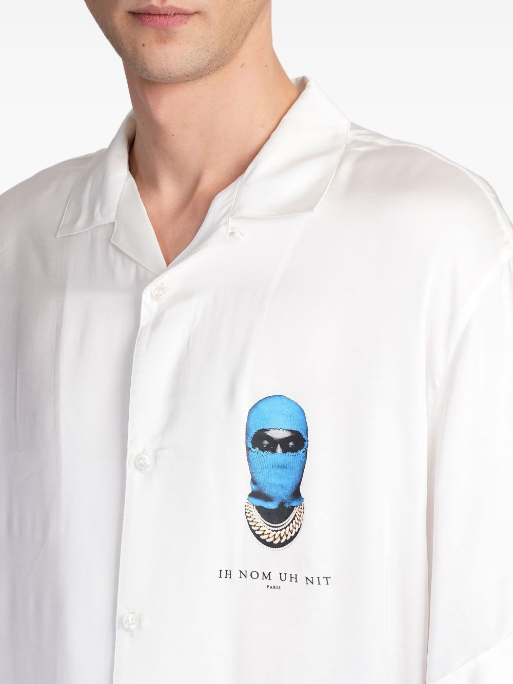 logo-print shirt - 5