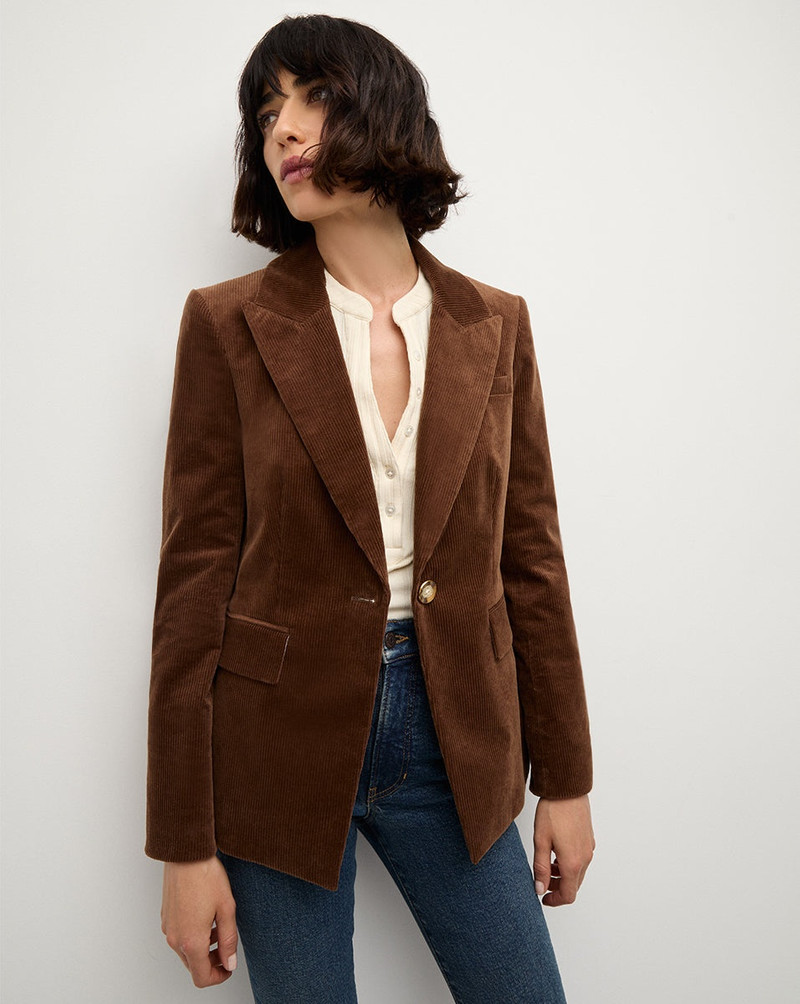 VERONICA BEARD REAGAN CORDUROY DICKEY JACKET outlook