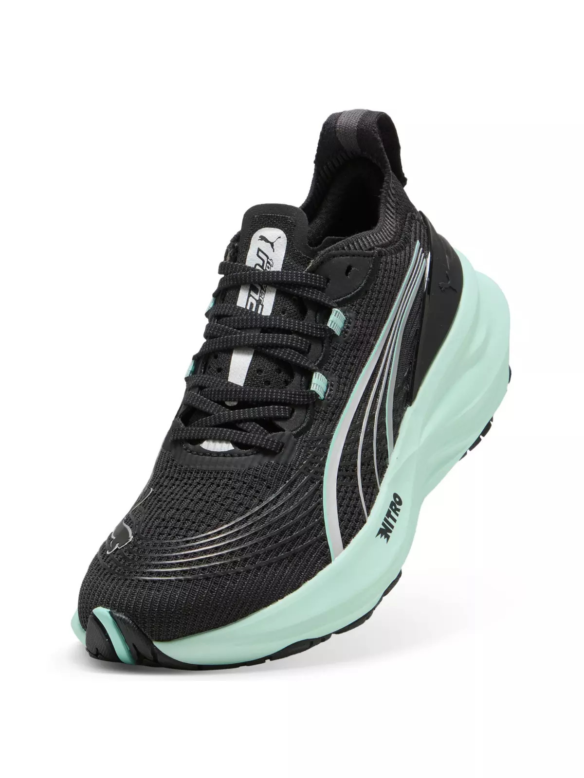 PUMA ForeverRun NITRO 2 "PUMA Black/Mint Melt" Women's Running Shoe - 5