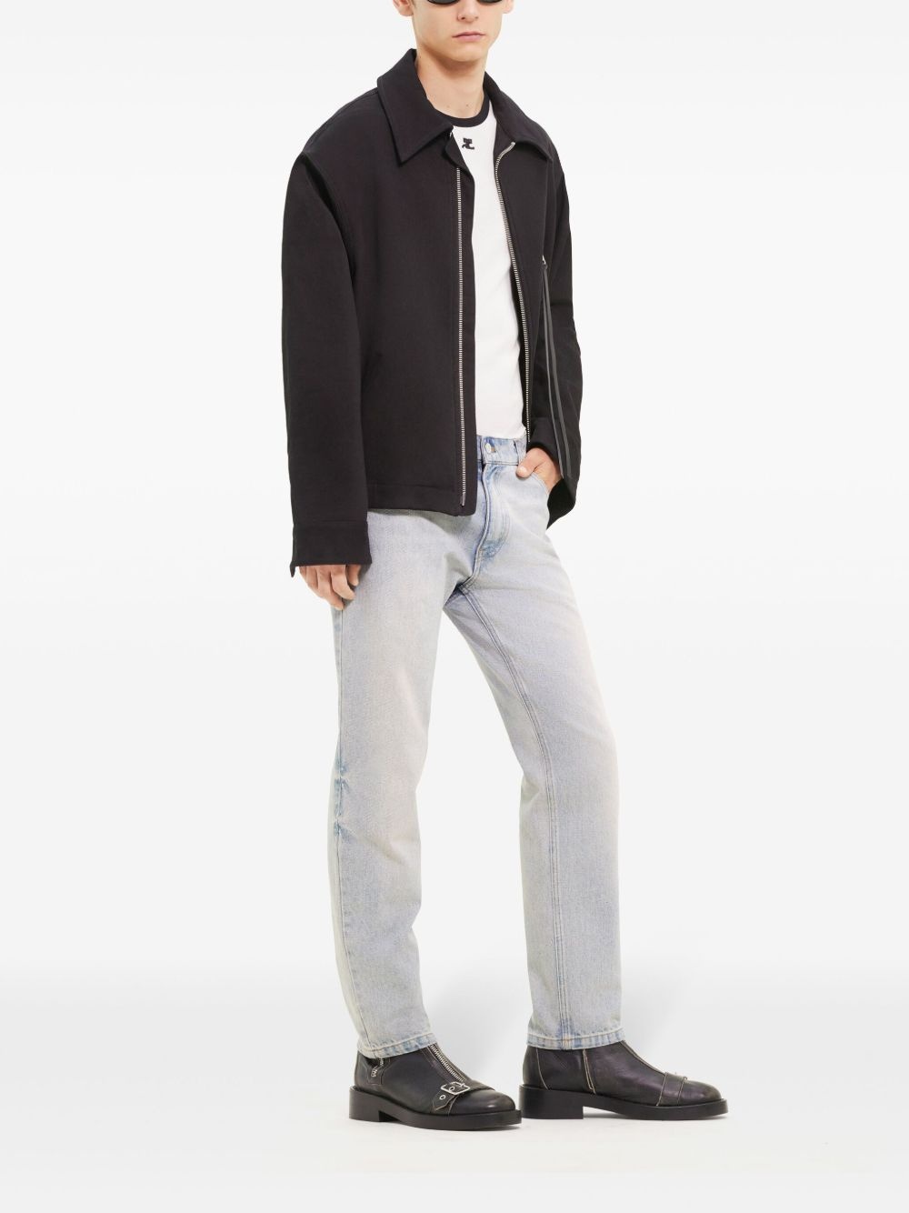 zip-up shirt jacket - 2