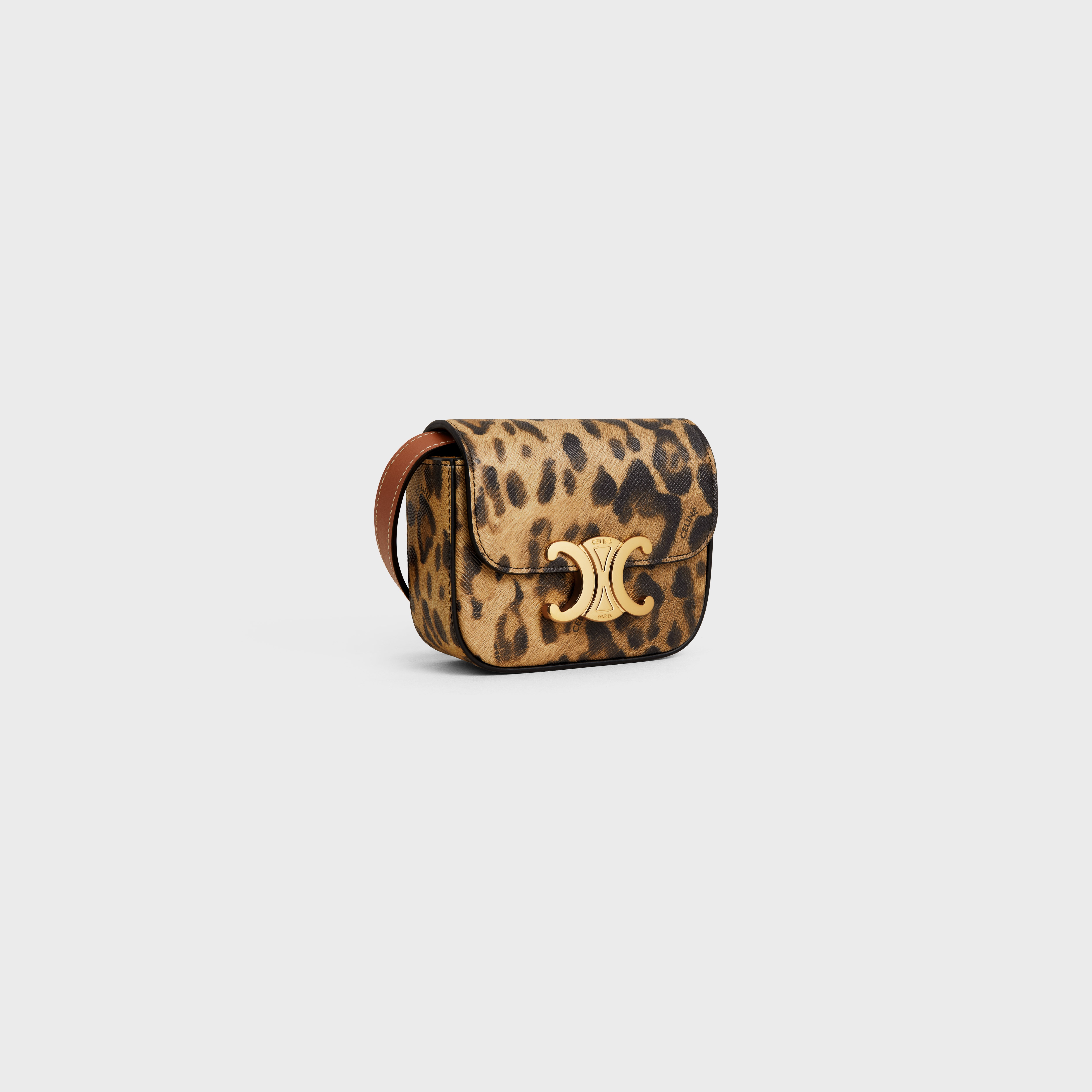 MINI CLAUDE in CELINE CANVAS WITH LEOPARD PRINT - 2